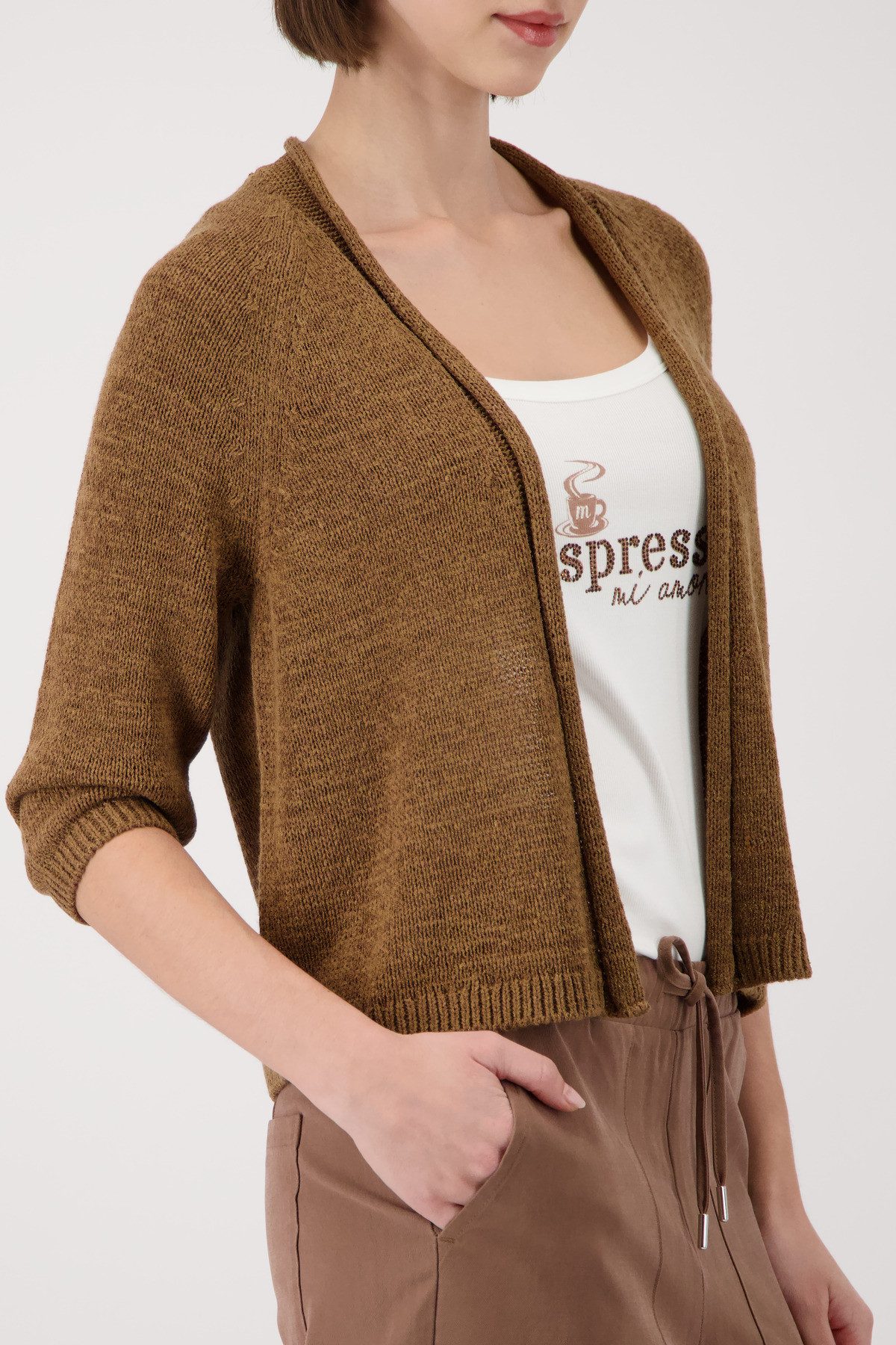 Monari Strickjacke mit Halbarm