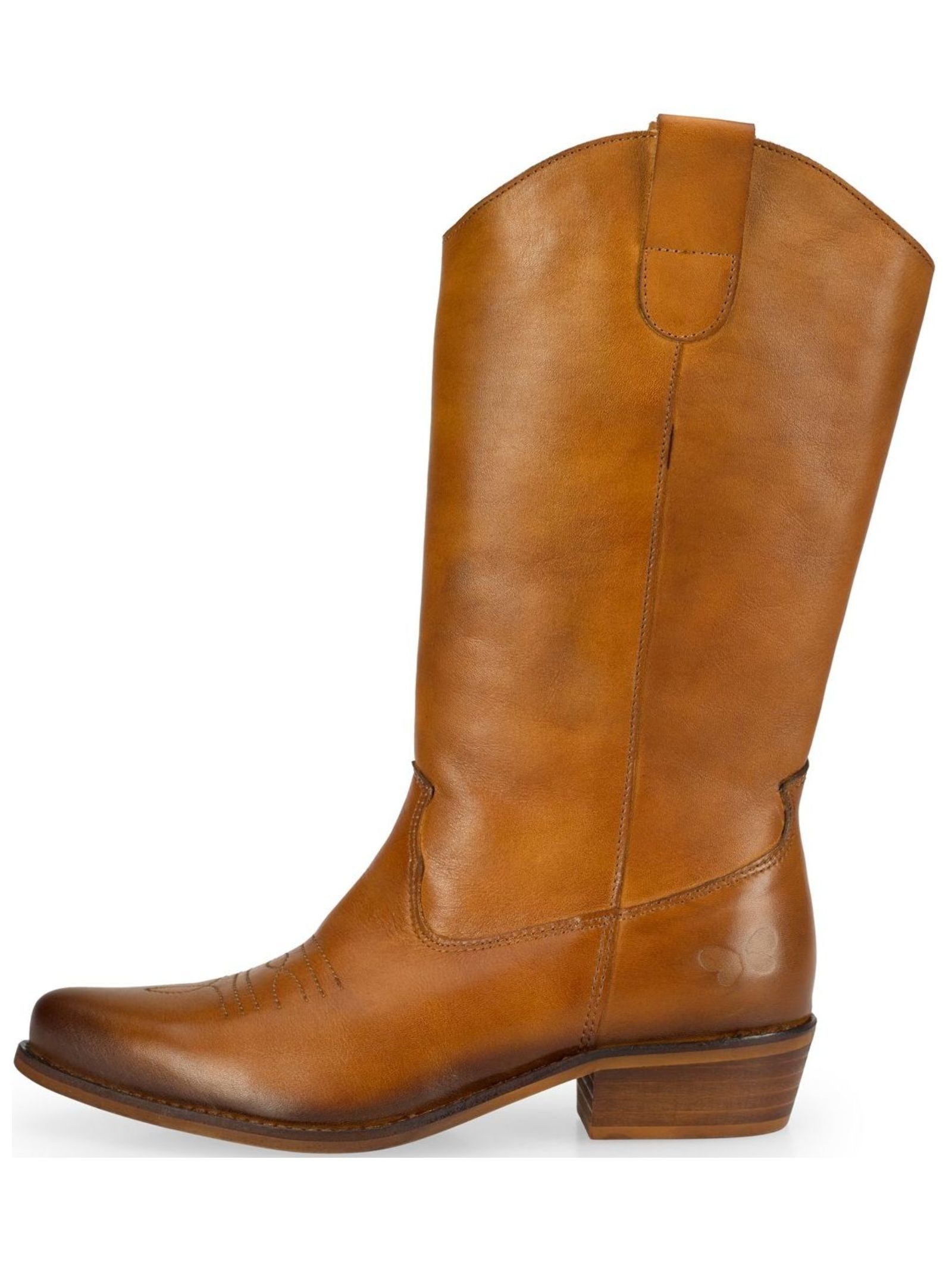 Felmini Wide Fit Stiefel Leder Bikerboots günstig online kaufen