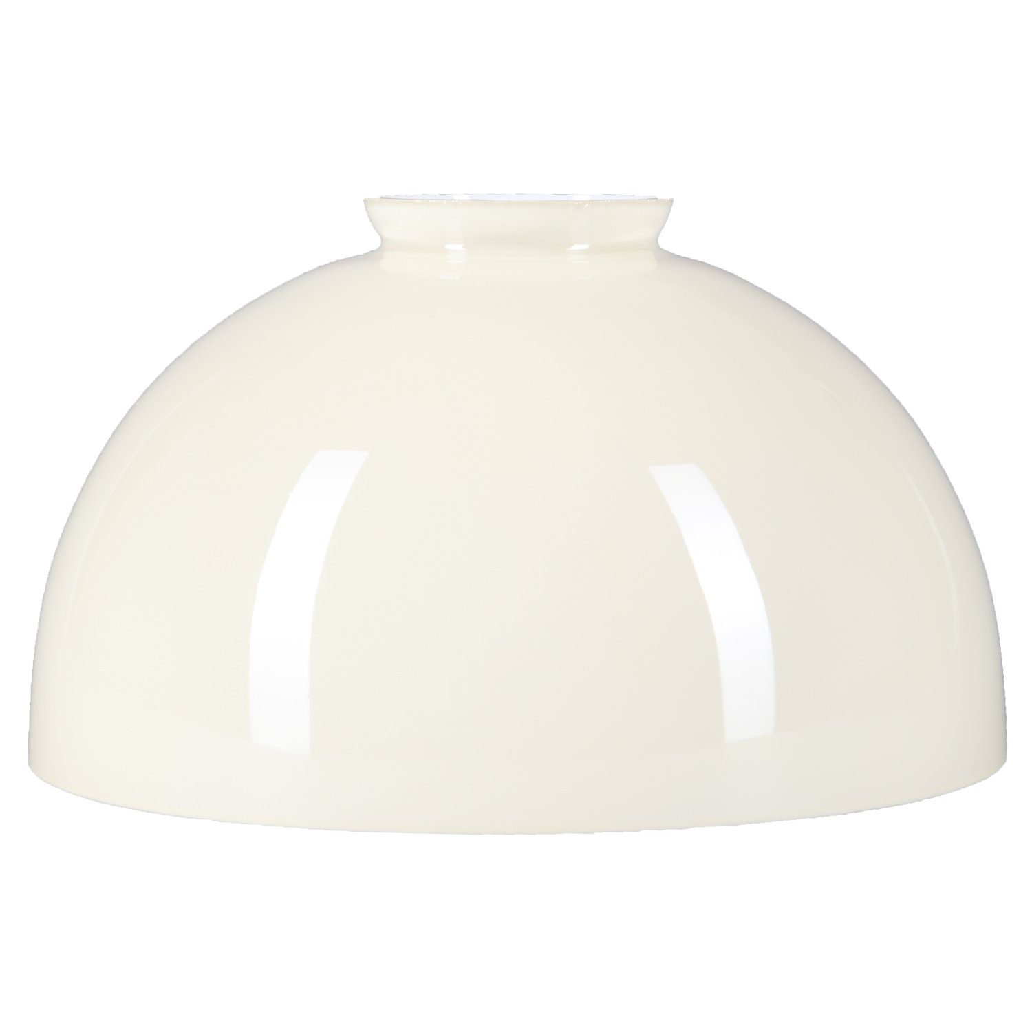 Home4Living Lampenschirm Glasschirm Lampenglas glänzend Beige Ø 180cm Ersatzglas, Dekorativ