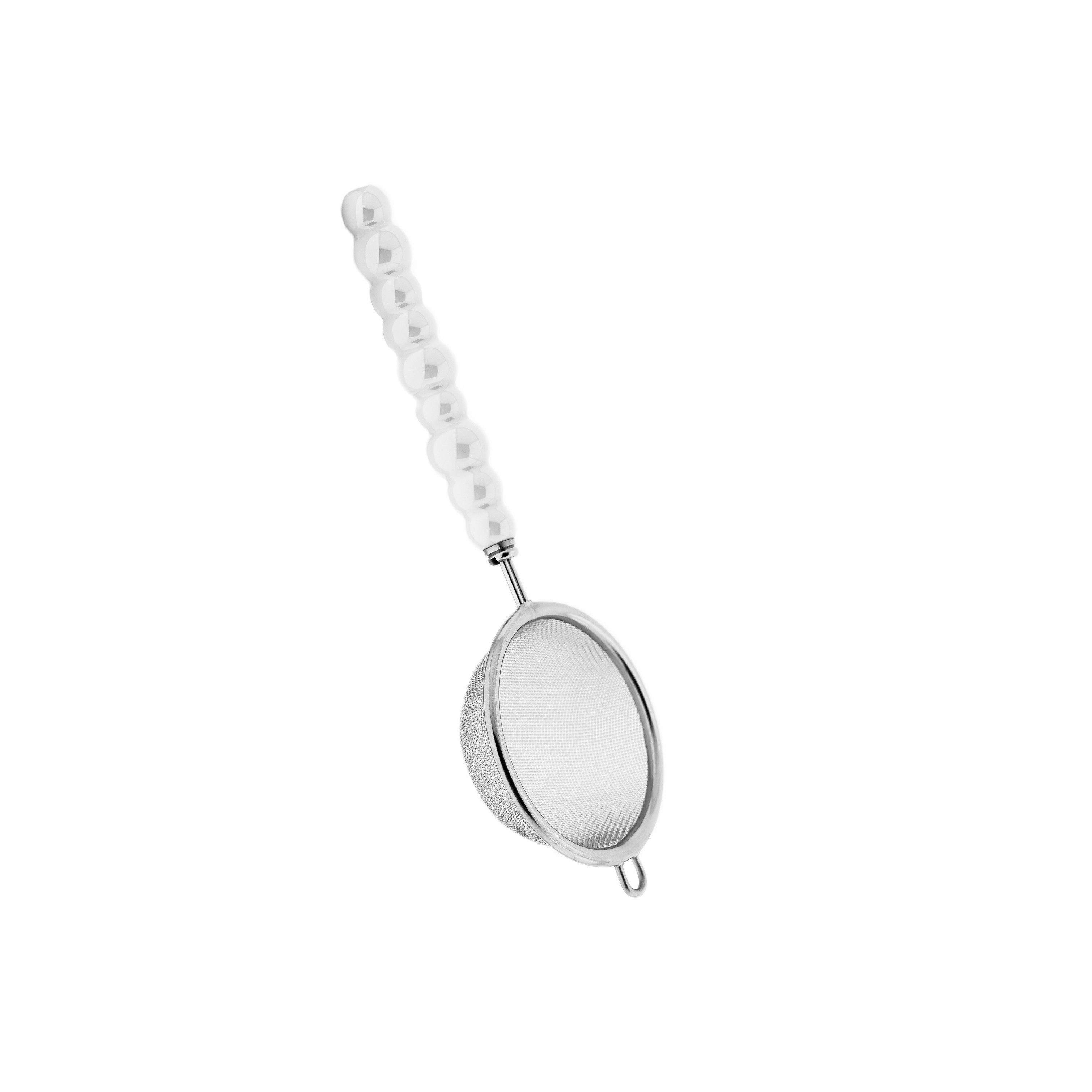 Almina Teesieb aus hochwertigem Edelstahl 20 cm für den täglichen Gebrauch - Weiß, (1-St)