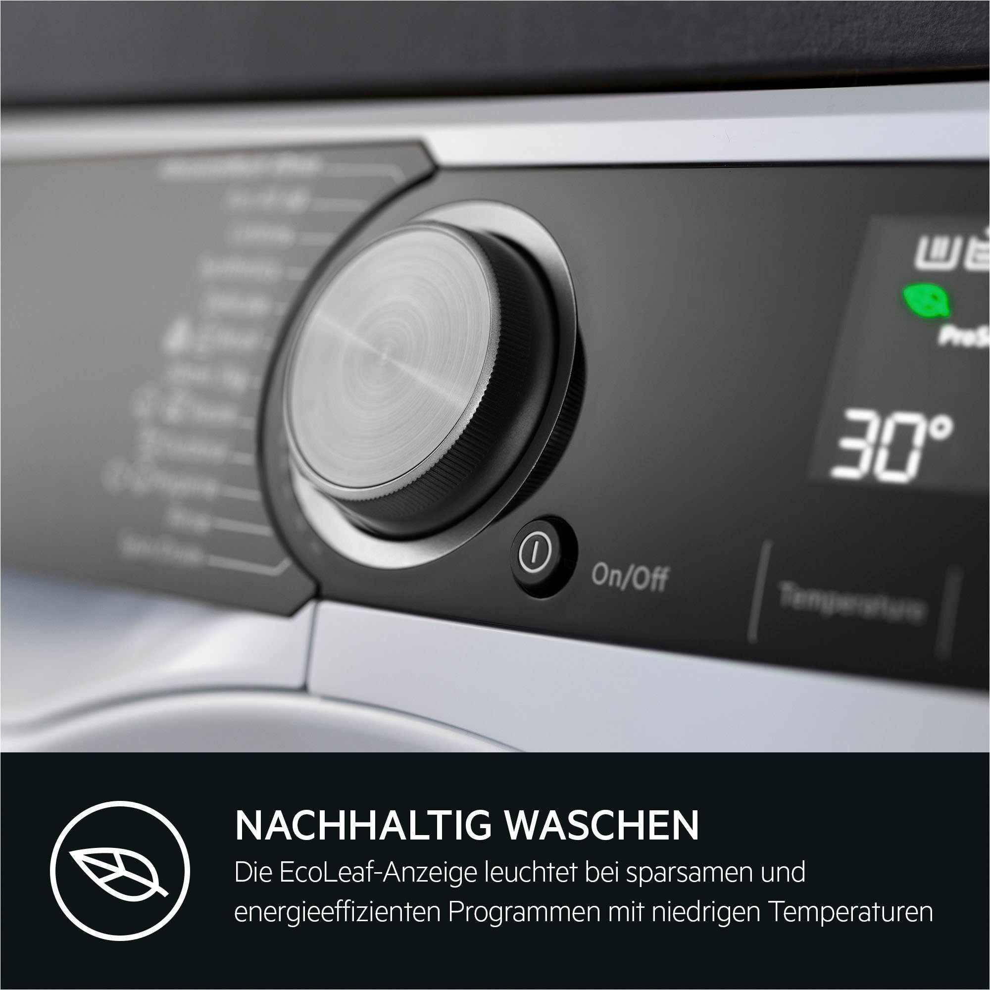 AEG Waschmaschine LR7A70690, 9 % für ProSteam 96 Wasserverbrauch kg, 1600 Dampf-Programm - U/min, weniger