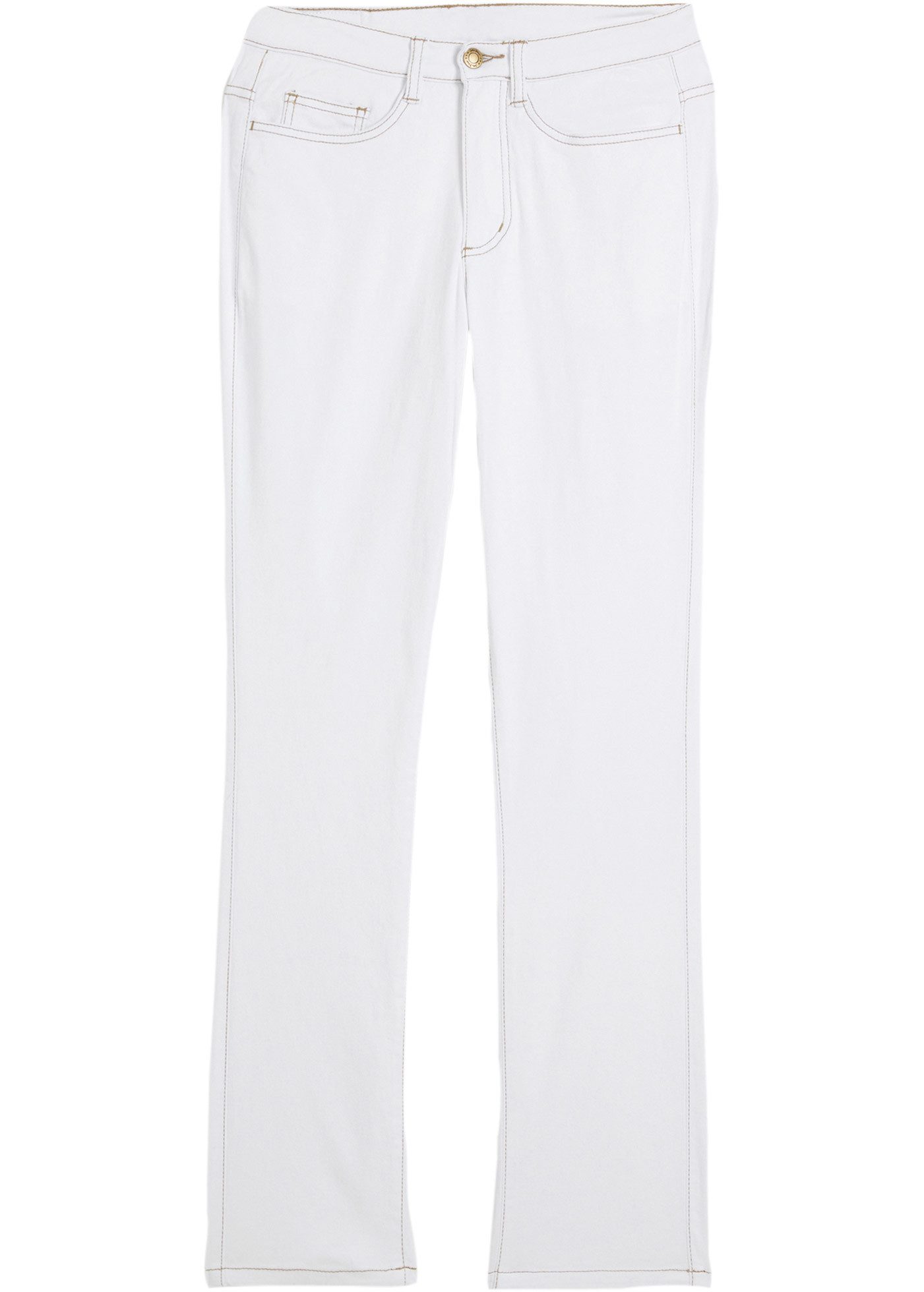 bonprix Straight-Jeans (1-tlg) Regular Fit, Komfort-Stretch-Material, leichte Stoffqualität