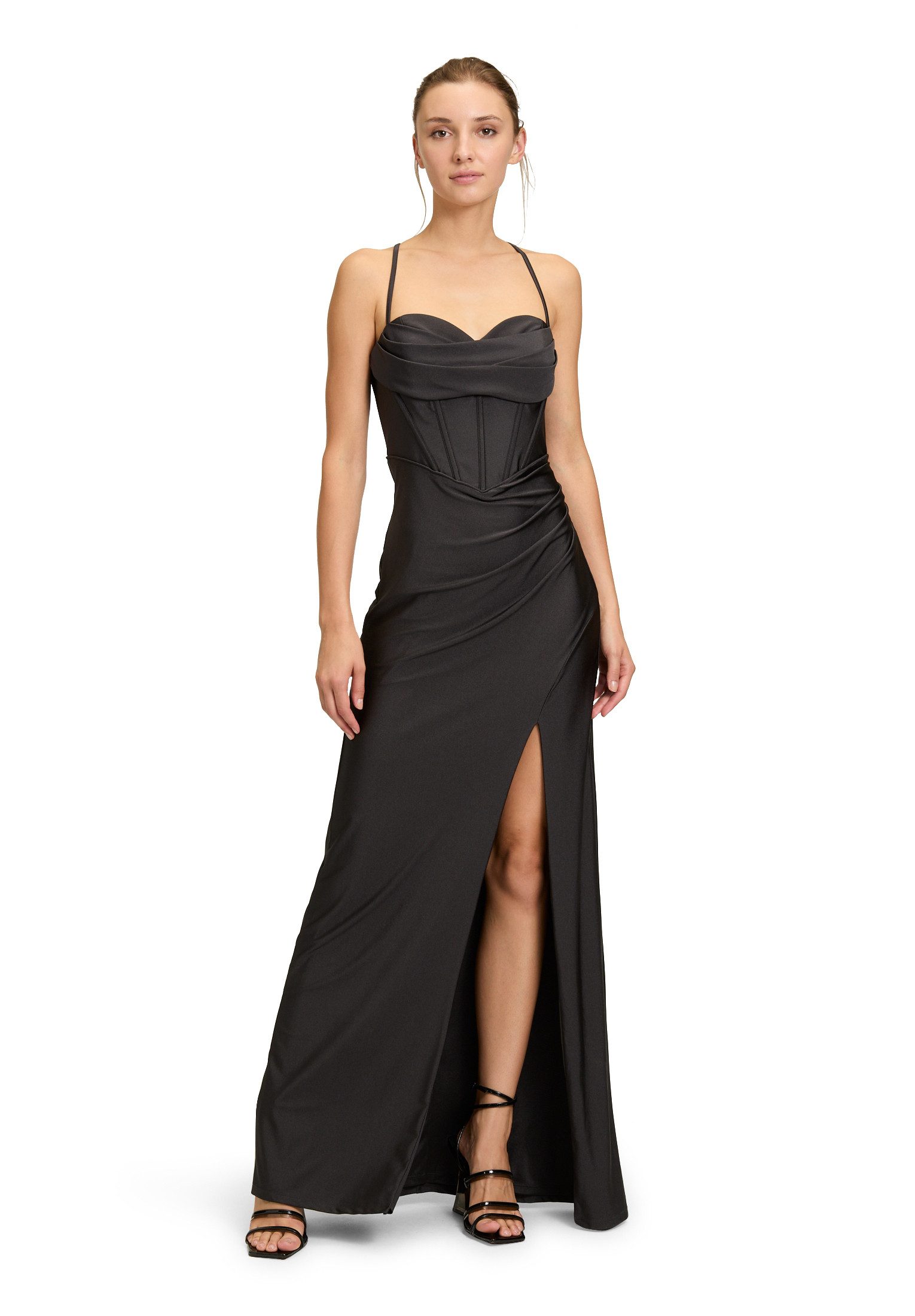 Vera Mont Abendkleid Damen Abendkleid schmal geschnitten Nahtführung günstig online kaufen