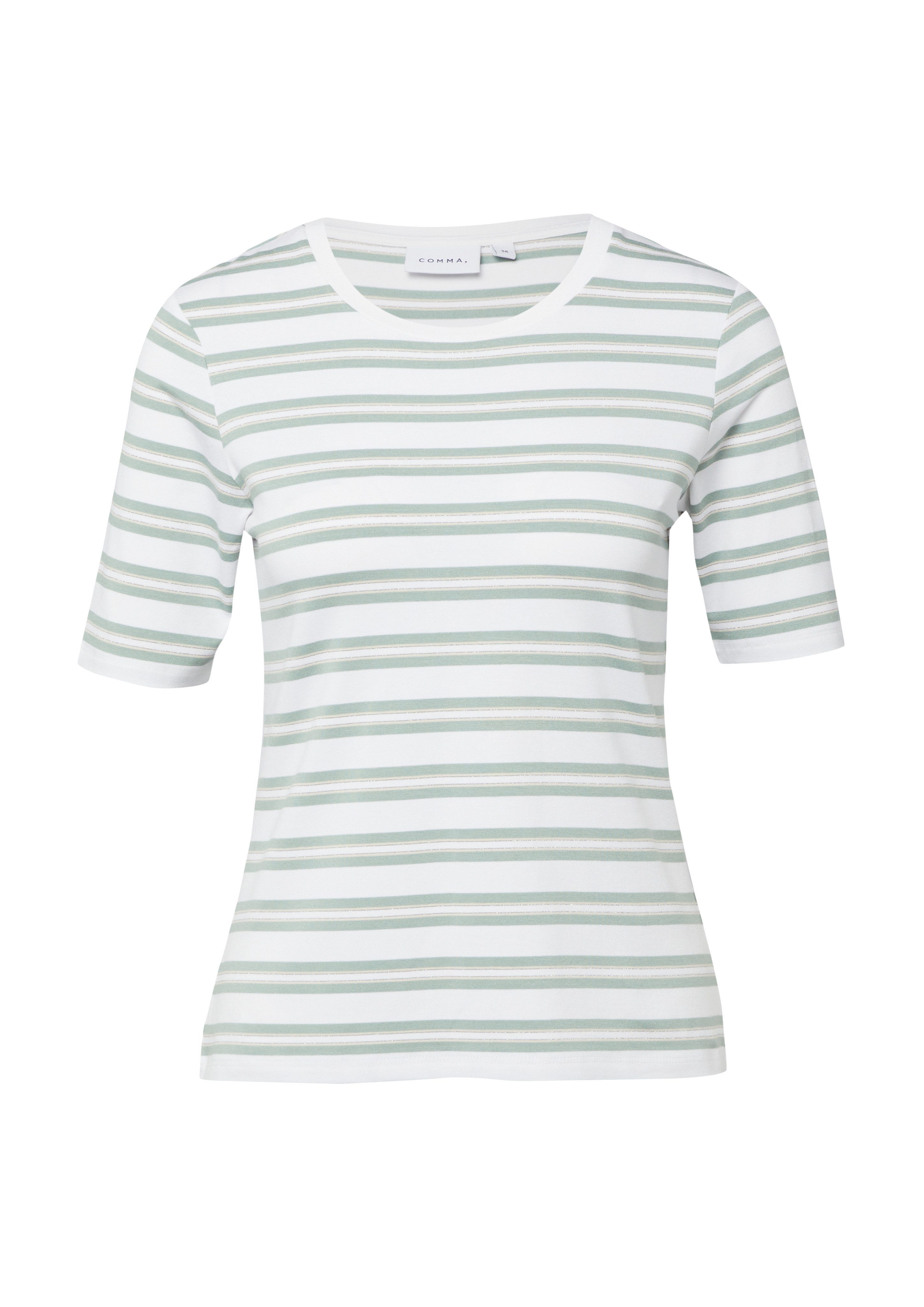 comma T-Shirt im Streifen-Design – Bild 4 von 4