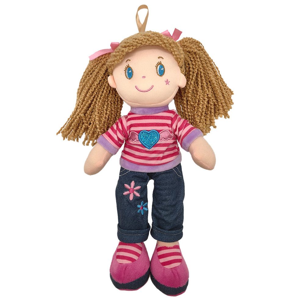 Besttoy Babypuppe Besttoy - Weichpuppe Maggy - mit Jeans - ca. 35 cm günstig online kaufen