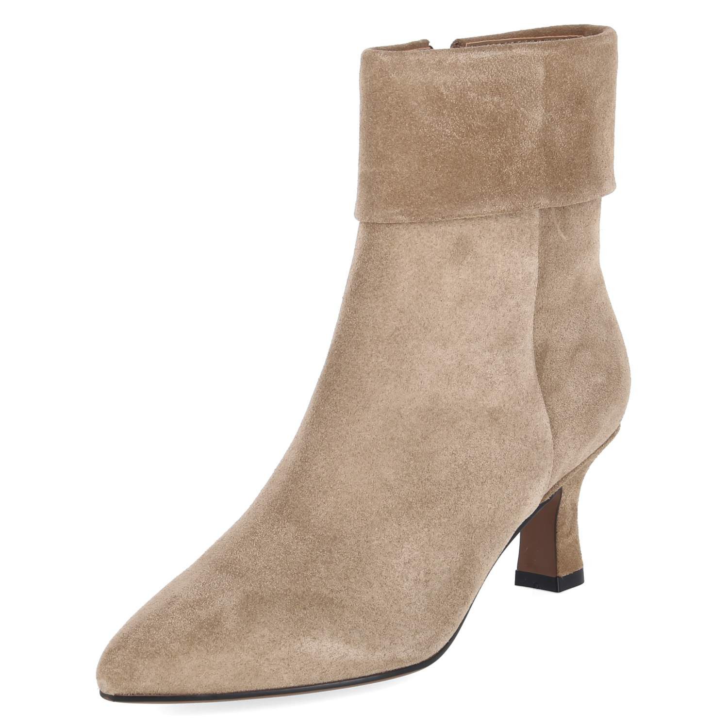 Kaerlek Kaerlek Hadley 01 Tortora Damen Rauleder beige Schlupfstiefel