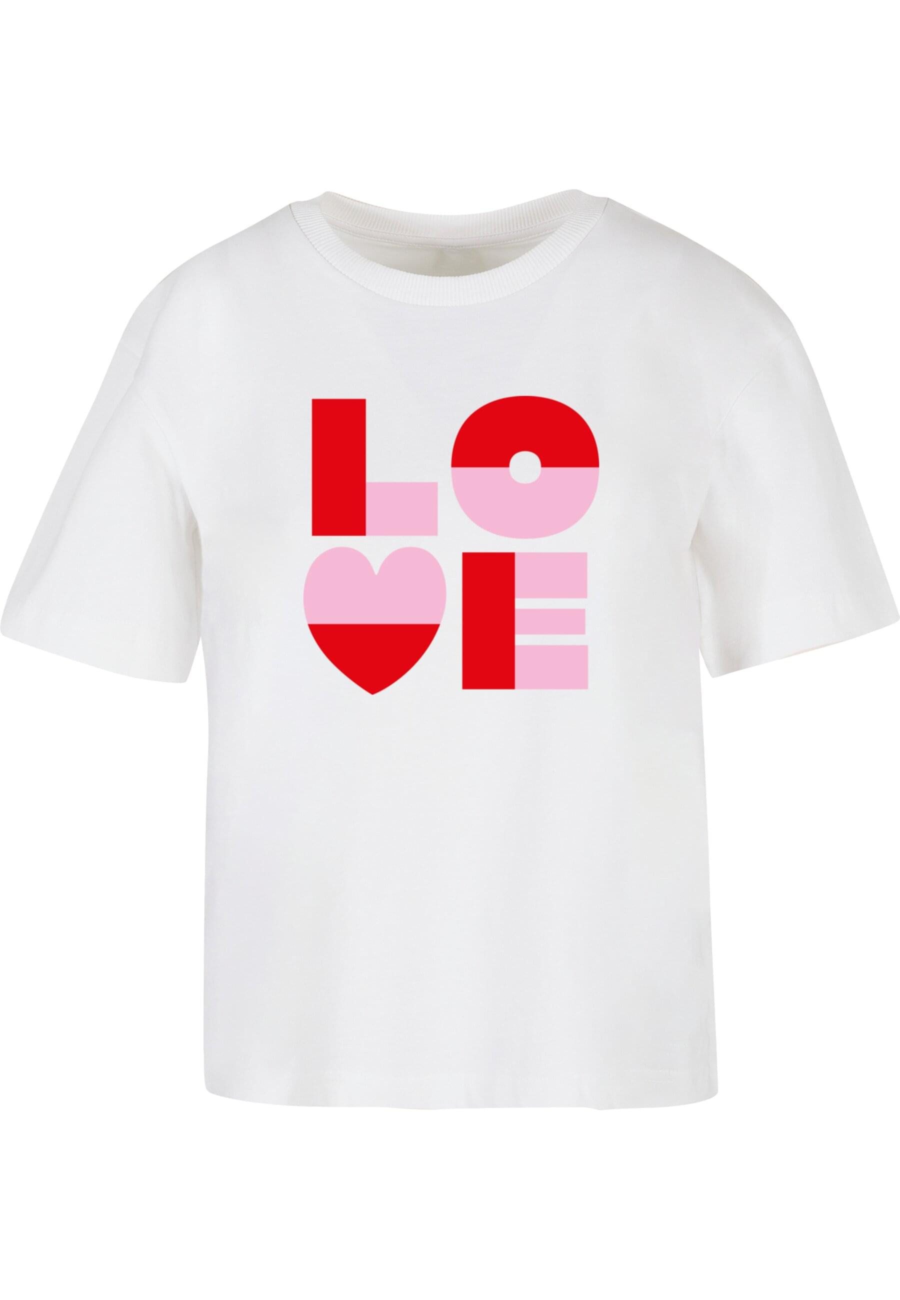 Miss Tee T-Shirt Miss Tee Love Heart Letters Tee (1-tlg)