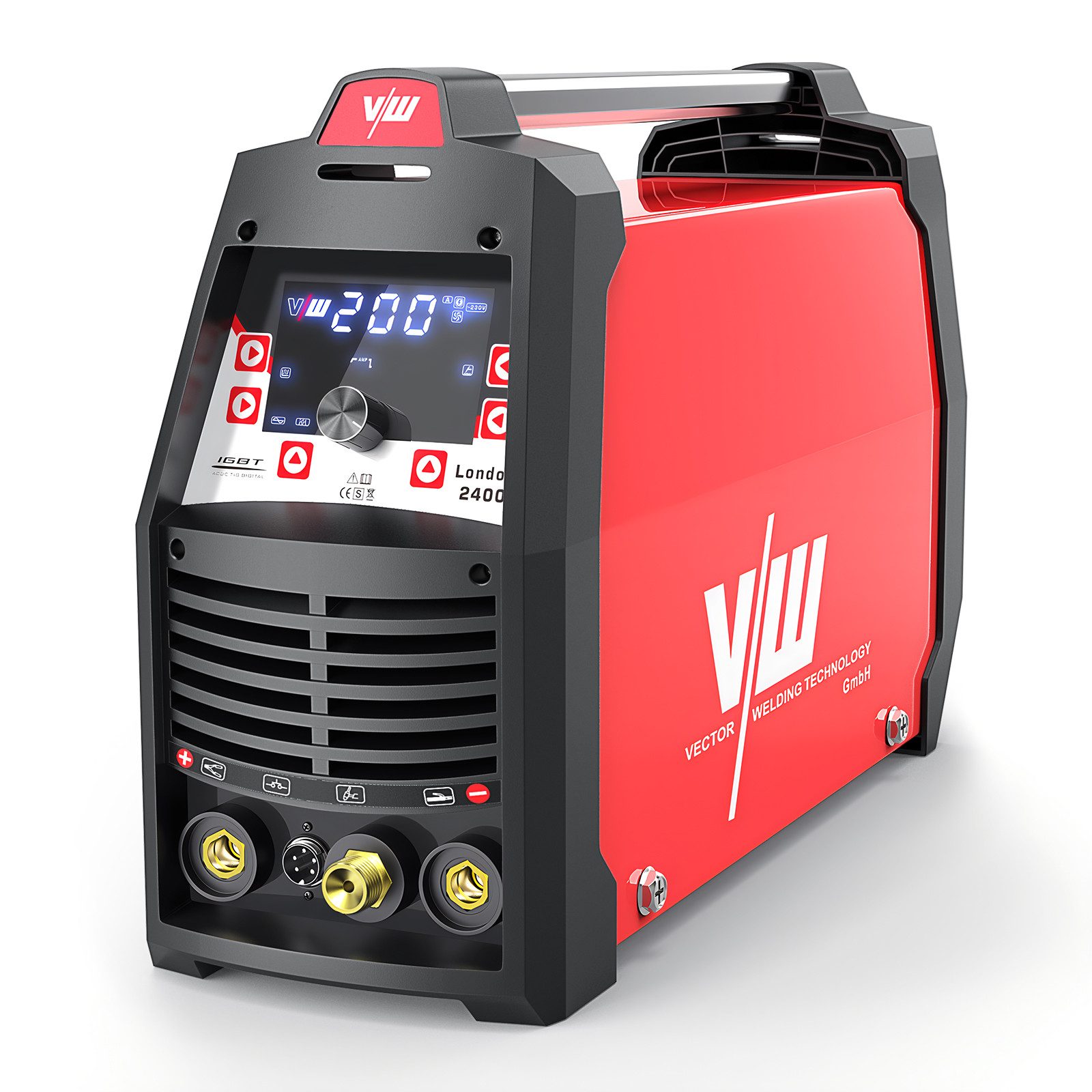 VECTOR WELDING Inverterschweißgerät AC/DC WIG Schweißgerät 200A, Digital-Display, Puls, MMA 170A