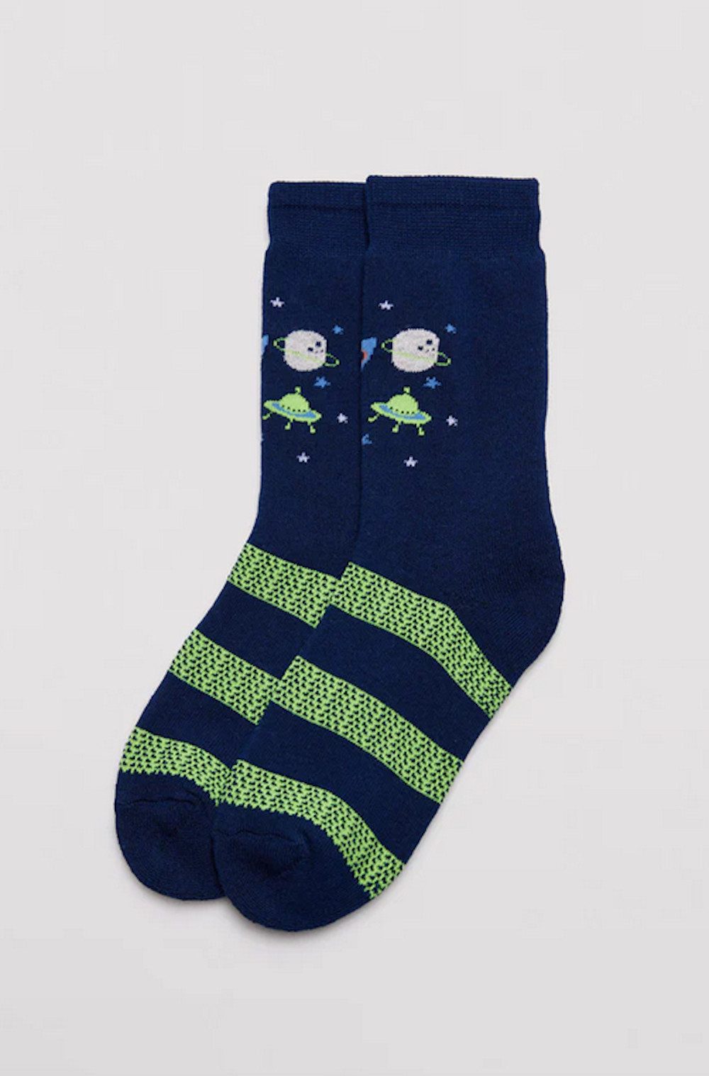 YSABEL MORA Thermosocken Ysabel Mora 3er Pack Jungen Thermosocken Socken Strümpfe Weltall bunt (3-Paar)