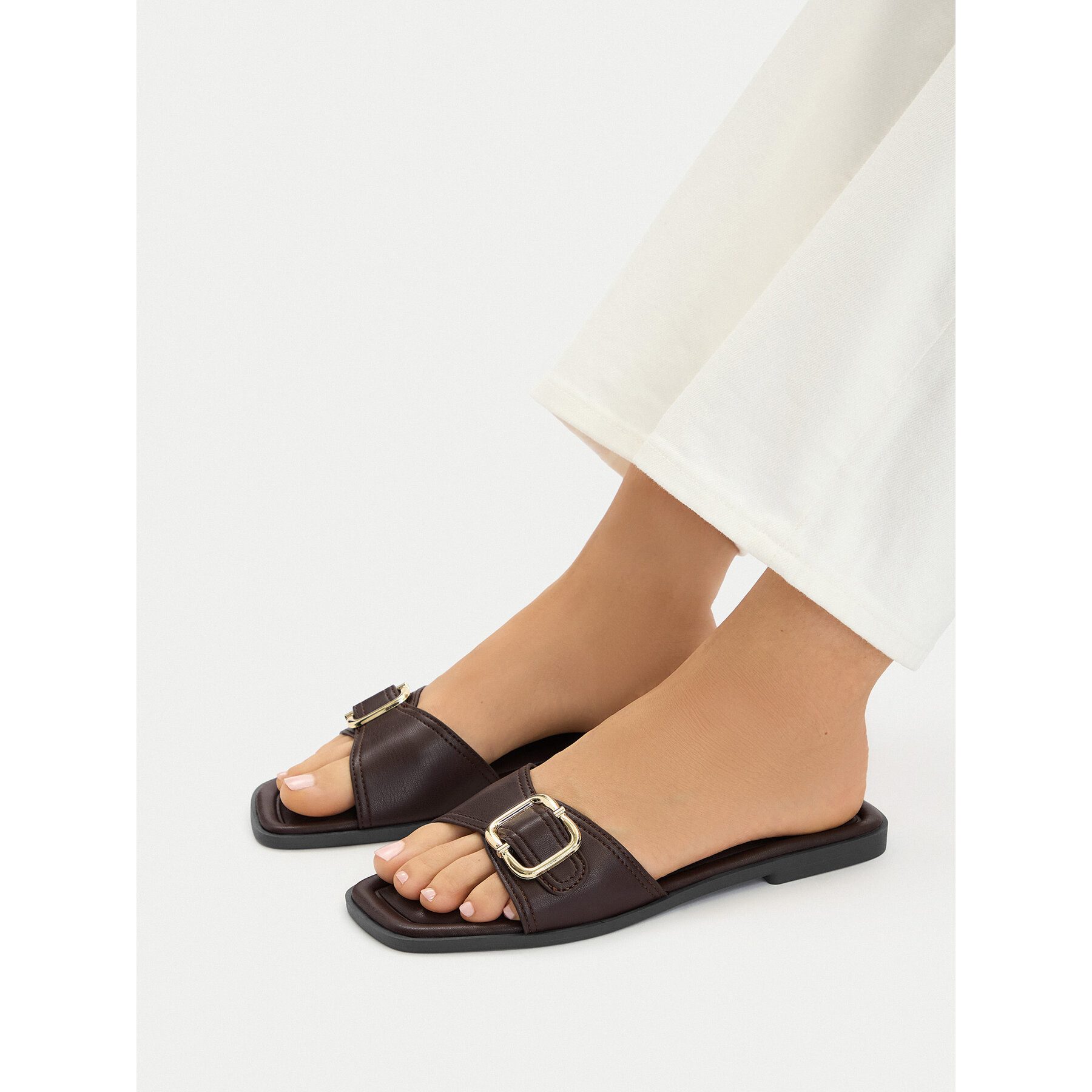 Jenny Jenny Damen-Flip-Flops, braun Badepantolette