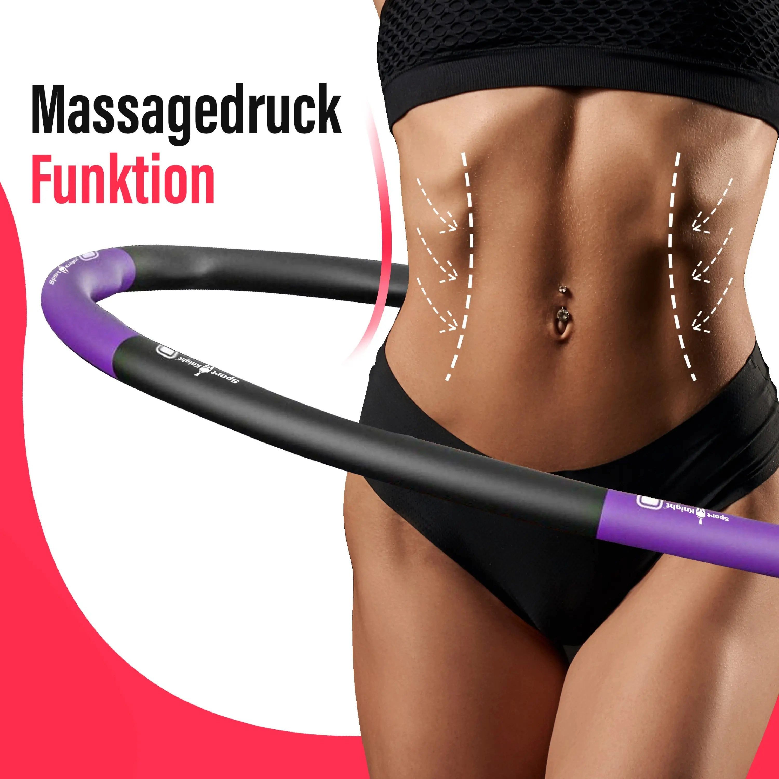 Sport-Knight® Hula-Hoop-Reifen Hula Hoop Reifen Premium, 850g-1,2Kg-1,5kg (mit oder ohne Trainingsbuch erhältlich)