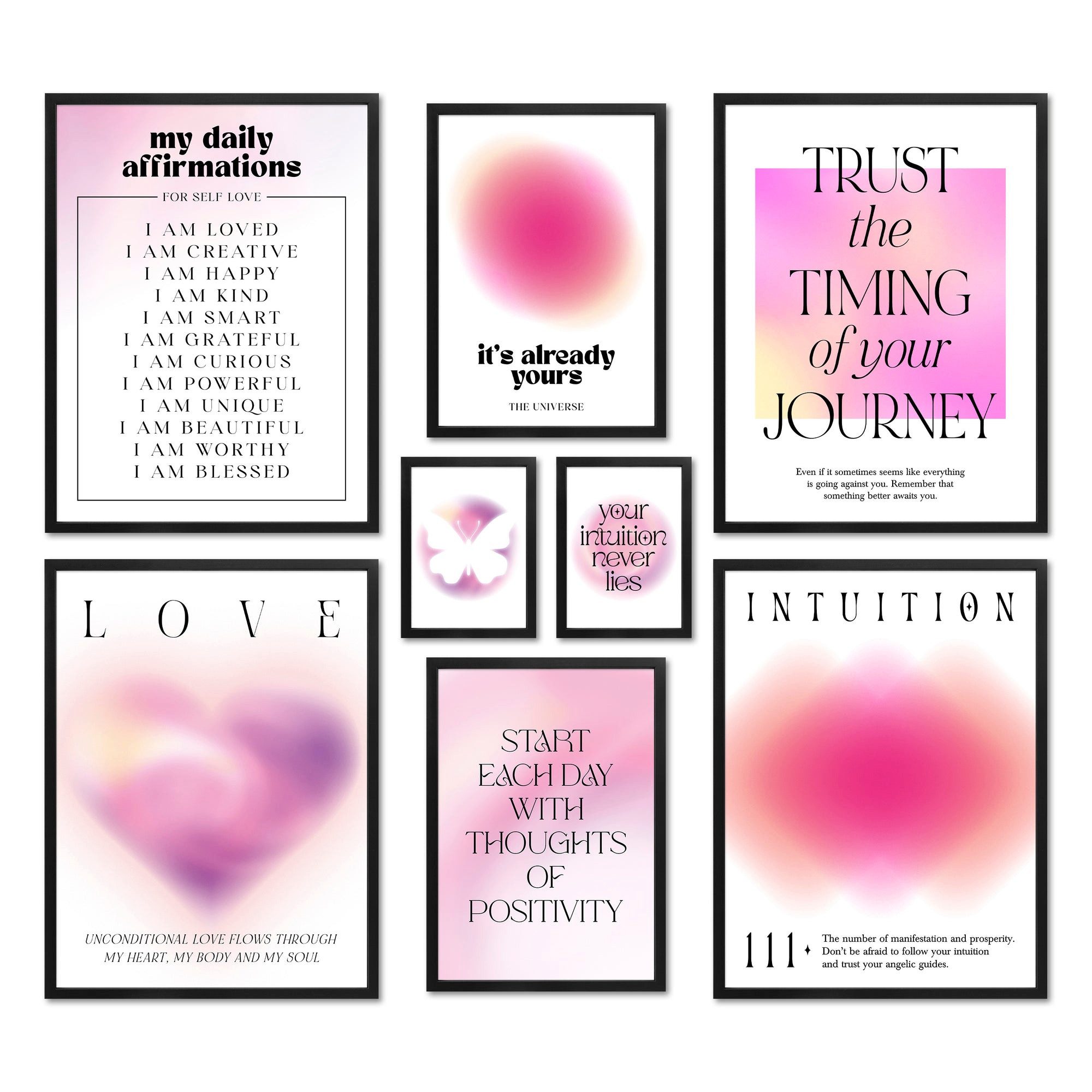 ARTFAVES Bilder-Collage Poster Set - Aura günstig online kaufen