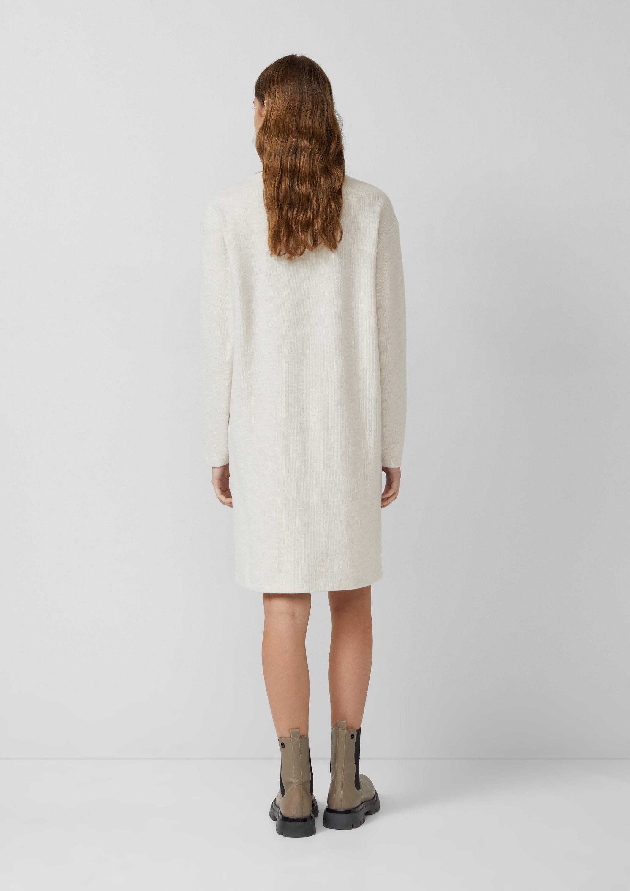 s.Oliver Minikleid Kleid Weiches Jerseykleid mit Rollkragen