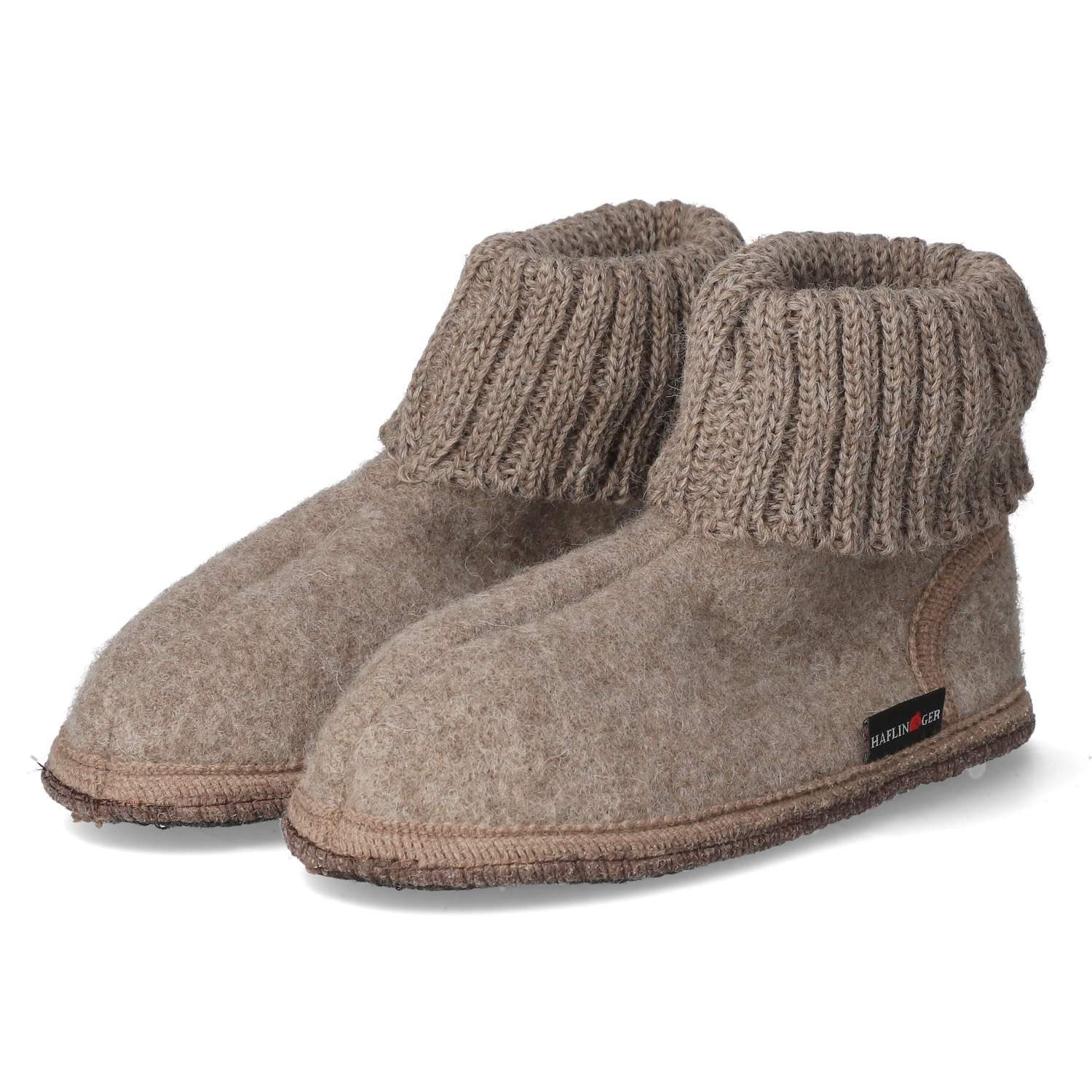 Haflinger Haflinger 631047-46 Damen Textil beige Hüttenschuhe
