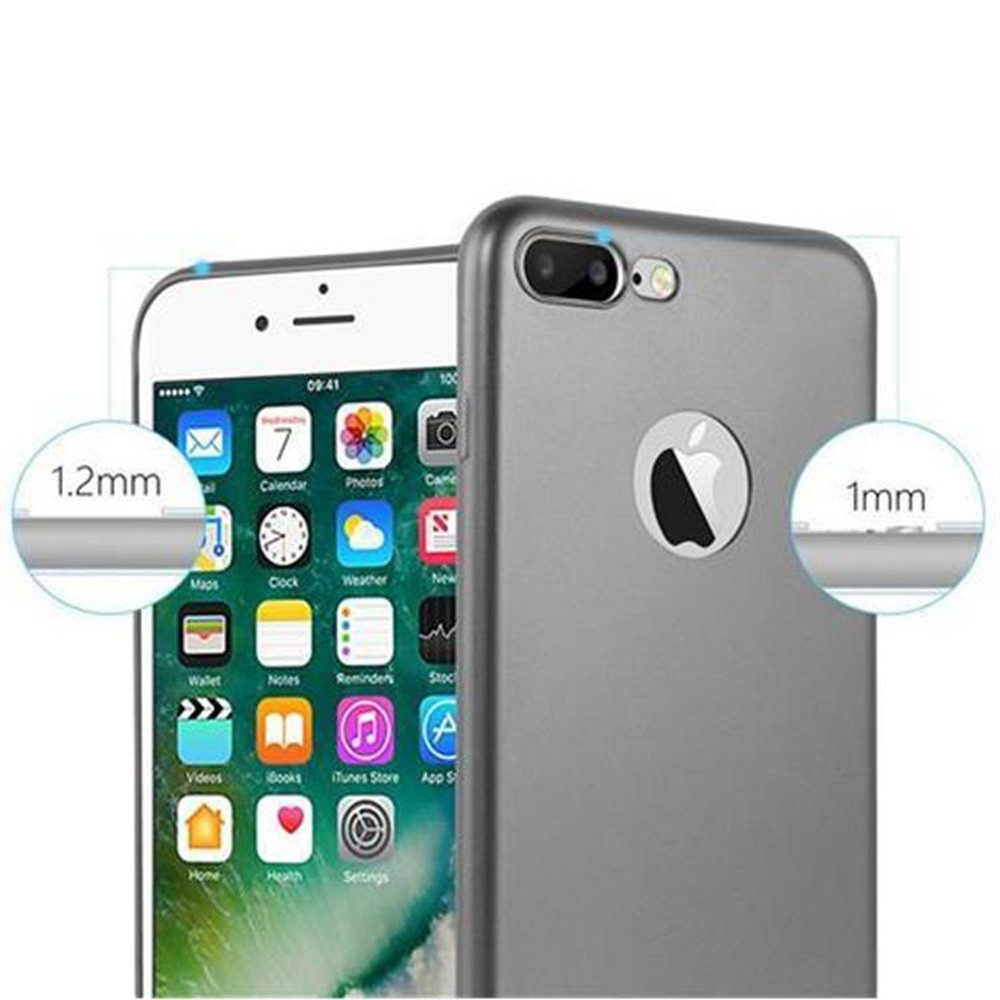 Cadorabo Handyhülle für iPhone 7 PLUS / 7S PLUS / 8 PLUS Hülle Apple iPhone 7 PLUS / 7S PLUS / 8 PLUS, Flexible TPU Silikon Handy Schutzhülle - Hülle - ultra slim