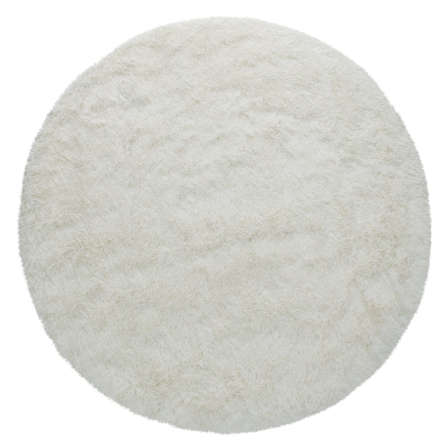 TT Home Teppich Diele, Esszimmer, Flur, Schlafzimmer, Wohnzimmer, Rund, Höhe: 37 mm, Teppich Wohnzimmer Hochflor Langflor Weich Soft Modernes Einfarbiges D