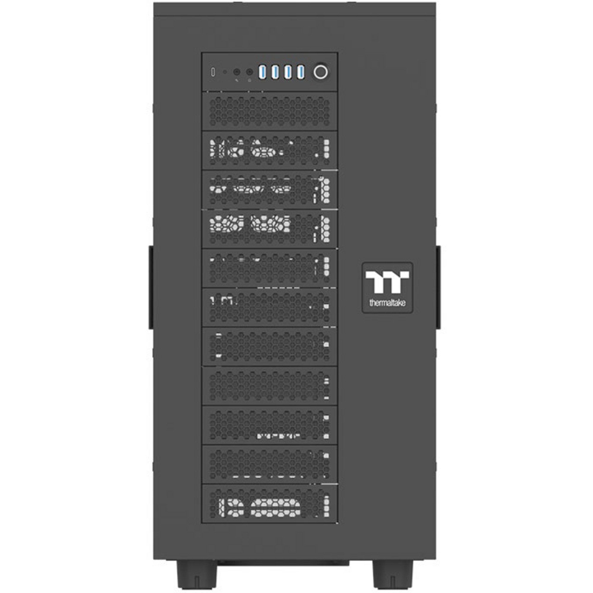Thermaltake PC-Gehäuse Thermaltake AX700 Black, Big-Tower-Gehäuse
