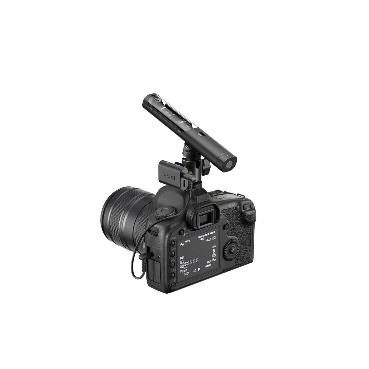 BOYA Mikrofon-Halterung Boya Magic-02 Funkmikrofon 2,4GHz USB-C Schwarz