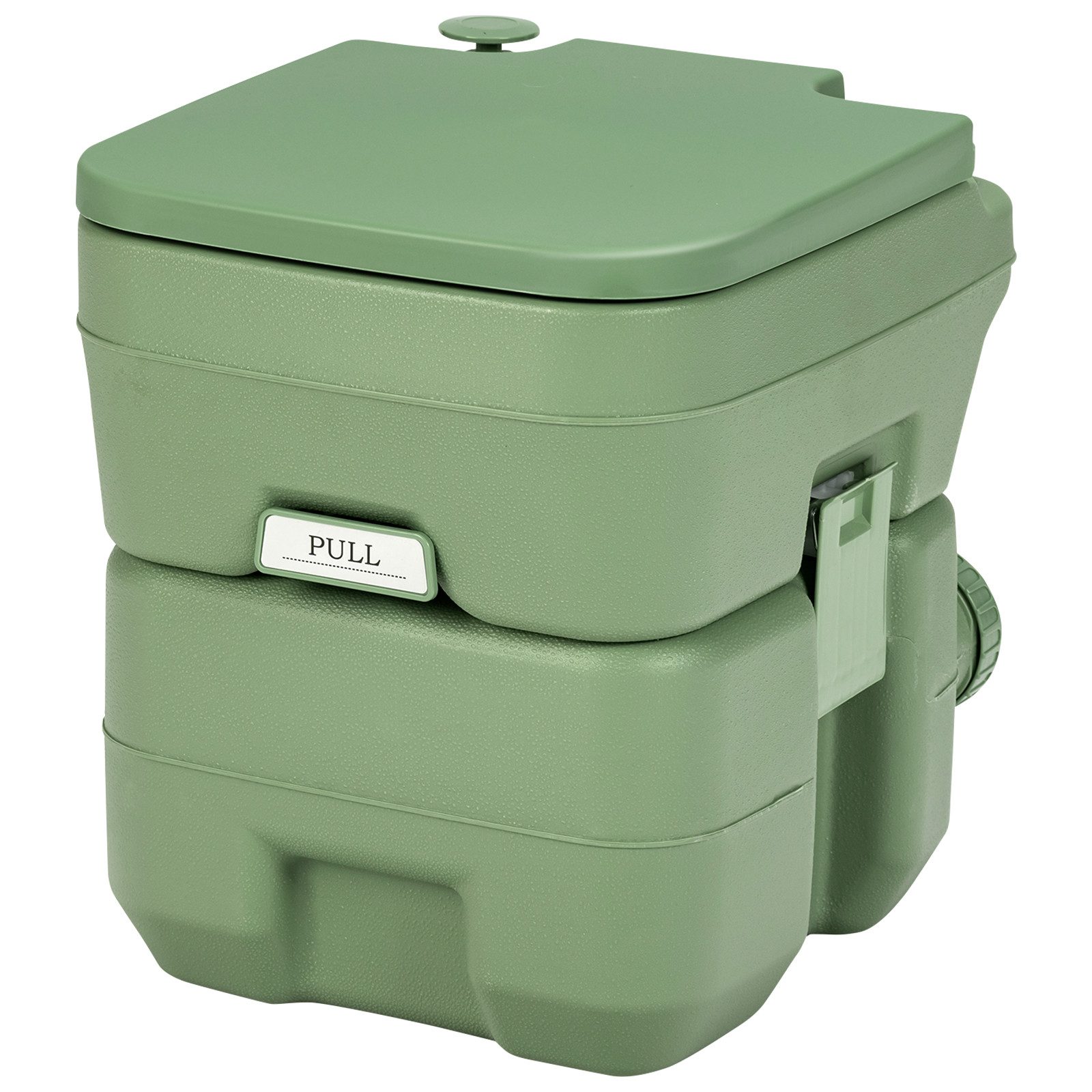 COSTWAY Campingtoilette Reisetoilette, 20L+12L mit abnehmbarem Abwassertank