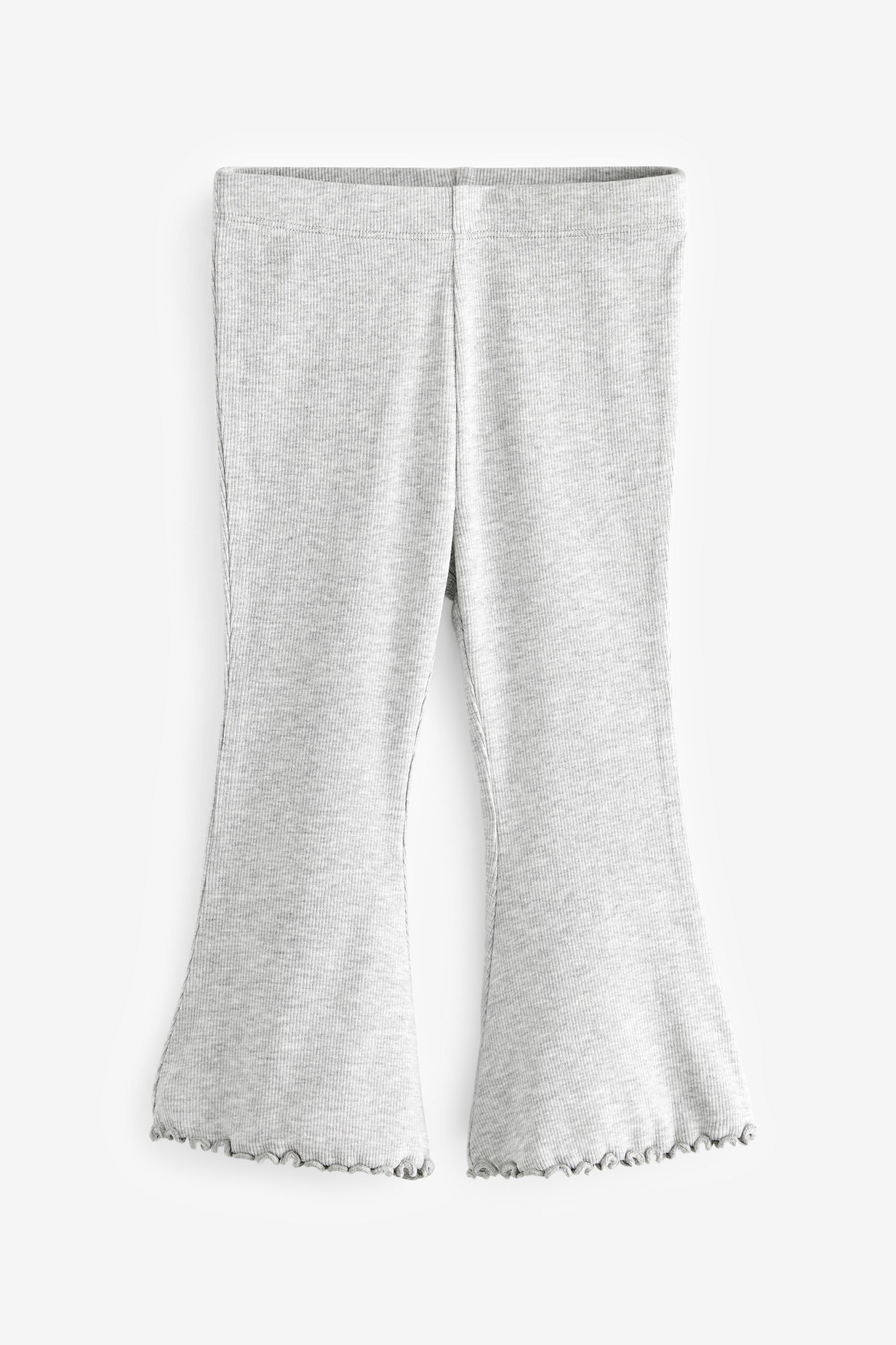 Next ausgestelltem (1-tlg) Grey mit Leggings Leggings Bein Gerippte