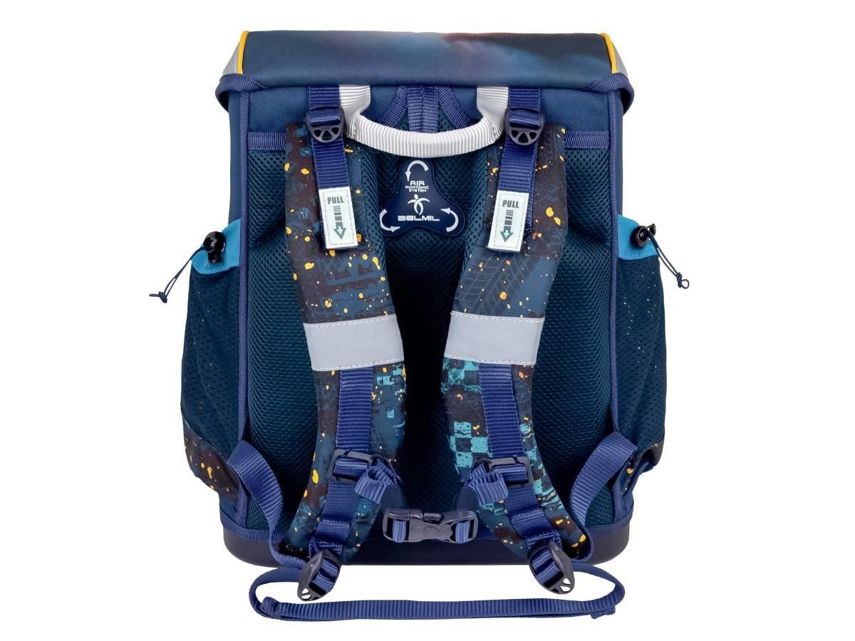 Belmil Schulranzen "Mini-Fit" 2025 für kleine Kinder 1. Klasse (Set, 4-tlg), Trekker Traktor, Grundschule, Einschulung, für Jungen