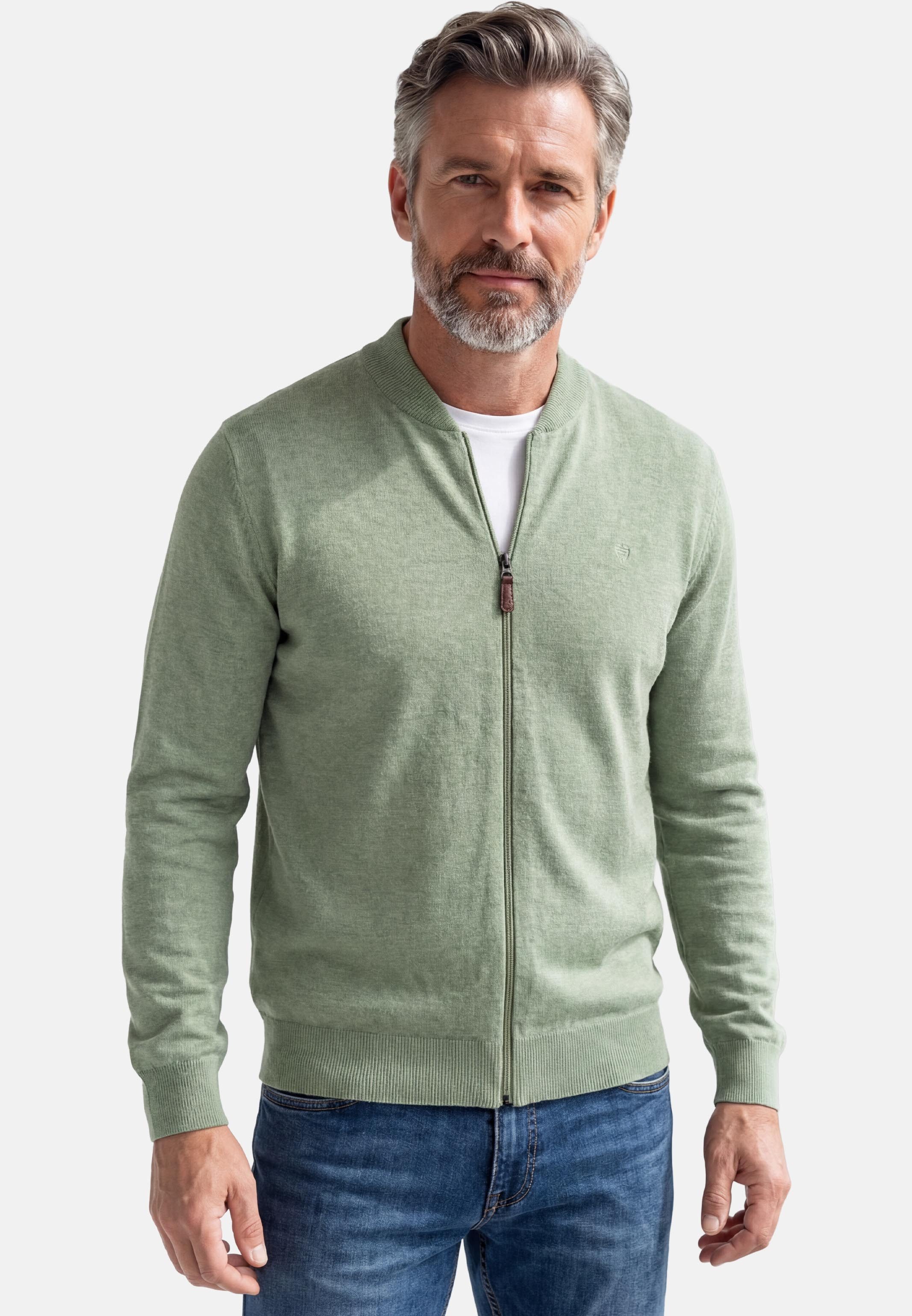 Redmond Strickjacke Basic (1-tlg) Strickjacke - Baumwolle - Atmungsaktiv - günstig online kaufen