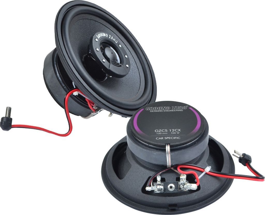 Ground Zero GZCS 12CX 12cm 2-Wege-Koaxial Lautsprechersystem für Mercedes Auto-Lautsprecher (60 W, 12 cm)