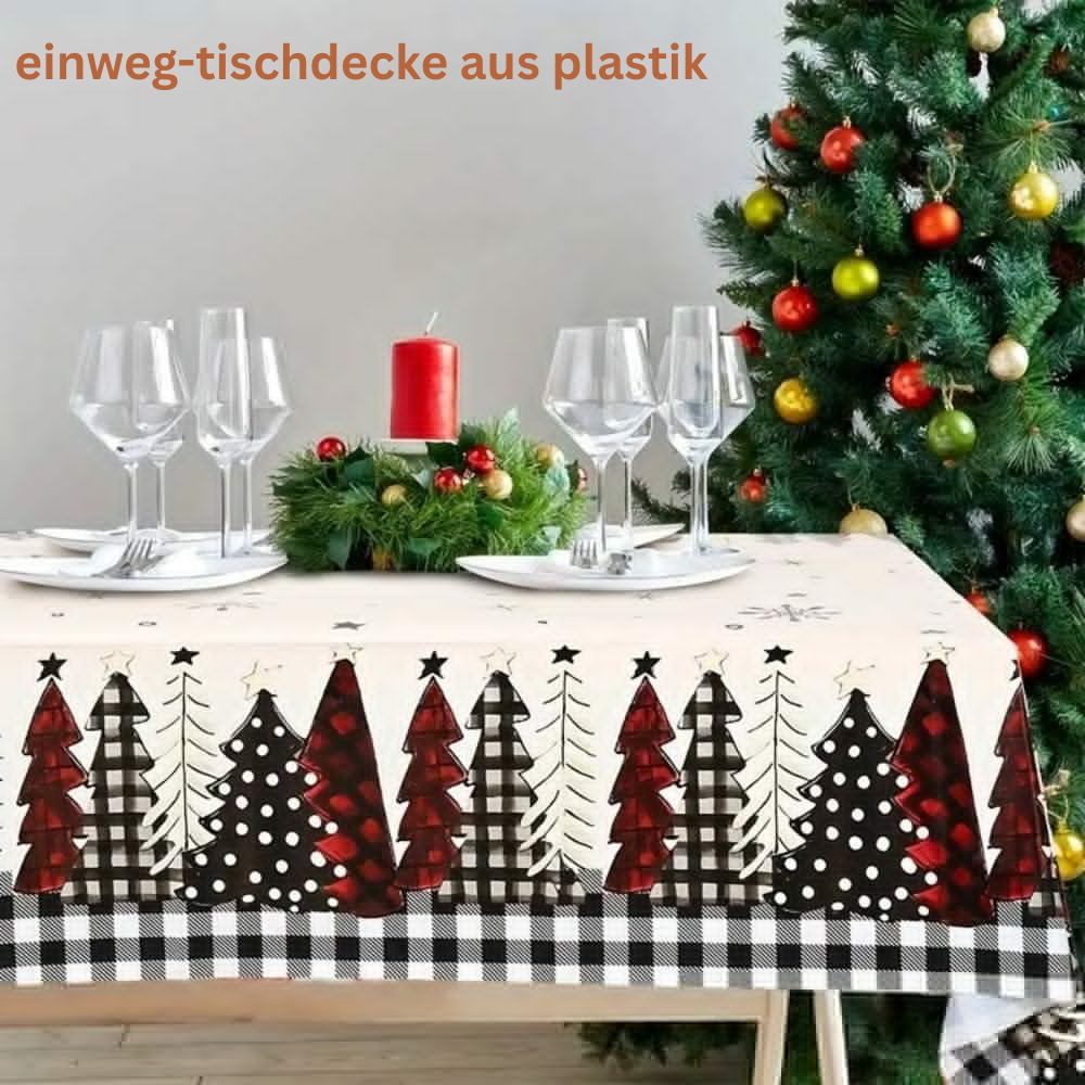 Montegoni Tischdecke Weihnachts-Tischdecke 220x130cm, abwischbar, festliche günstig online kaufen