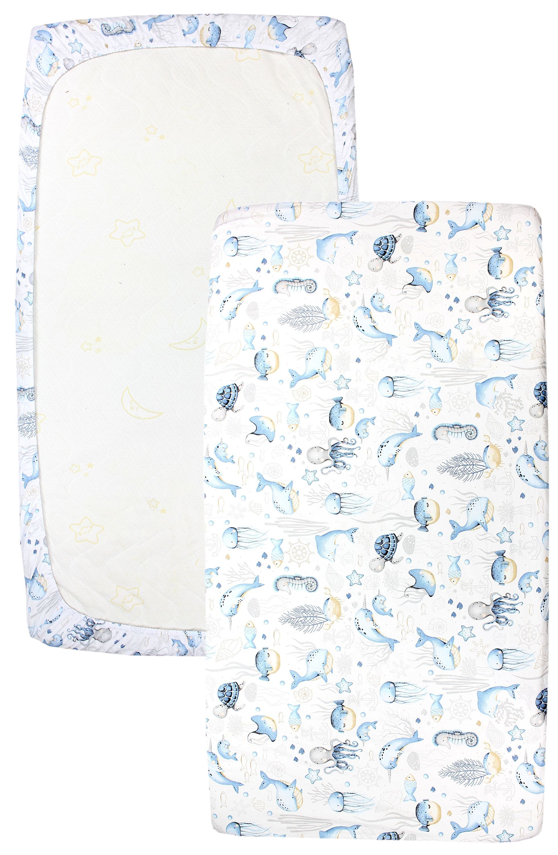 TupTam Spannbettlaken Baby Spannbettlaken Spannbetttuch für Babybett Kinder günstig online kaufen