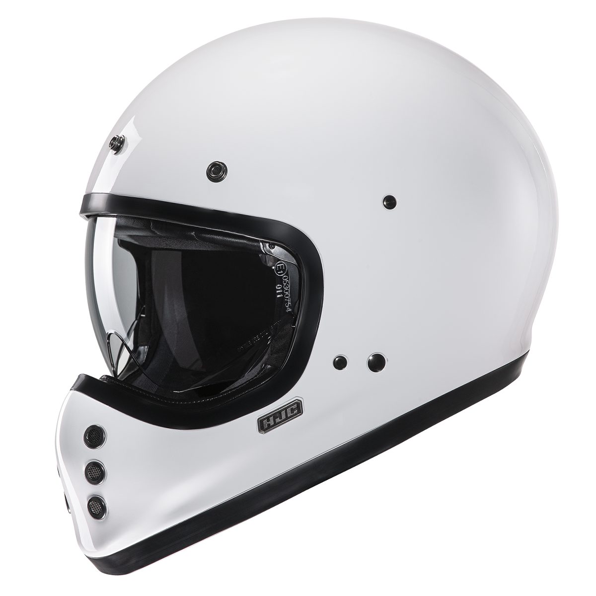 HJC Motorradhelm HJC V60 Integralhelm Weiss XS (1er Set), integralhelm motorrad