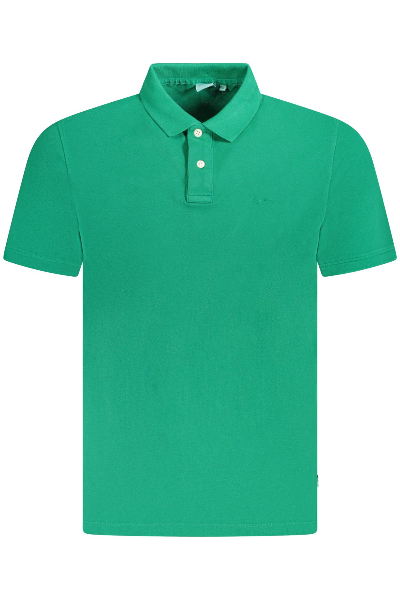 Pepe Jeans Poloshirt Herren Poloshirt Grün - Kurzarm, Stickerei