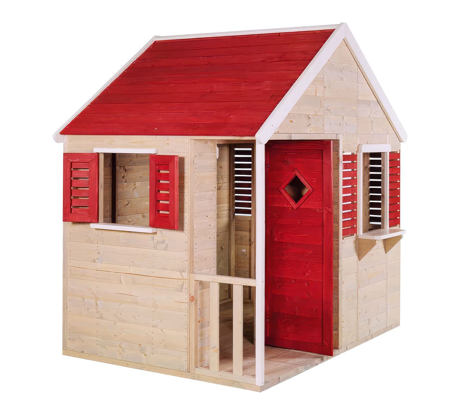 Wendi Toys Spielhaus Krokodil, Geeignet für Kinder ab 3 J., Kiefernholz, LxBxH 155x120x168cm
