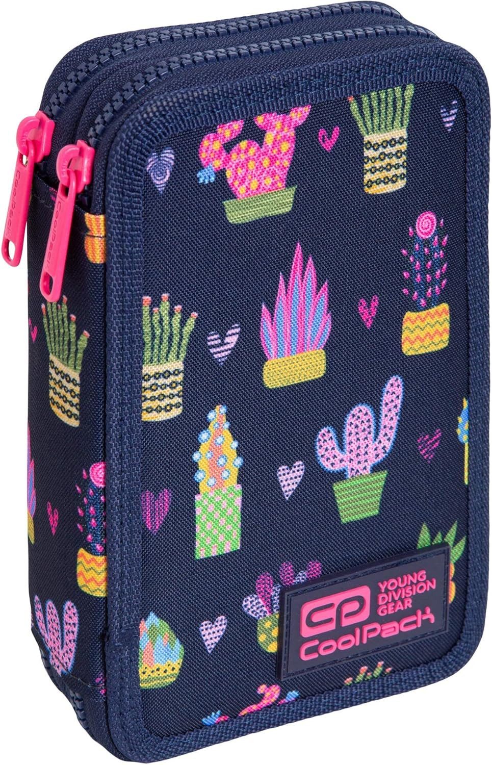 GOLDKIDS Federmäppchen COOLPACK 2-fache, (35-teilig gefüllte, 1-tlg., Schüleretui), 21 x 13 x 5 cm 2-stöckig