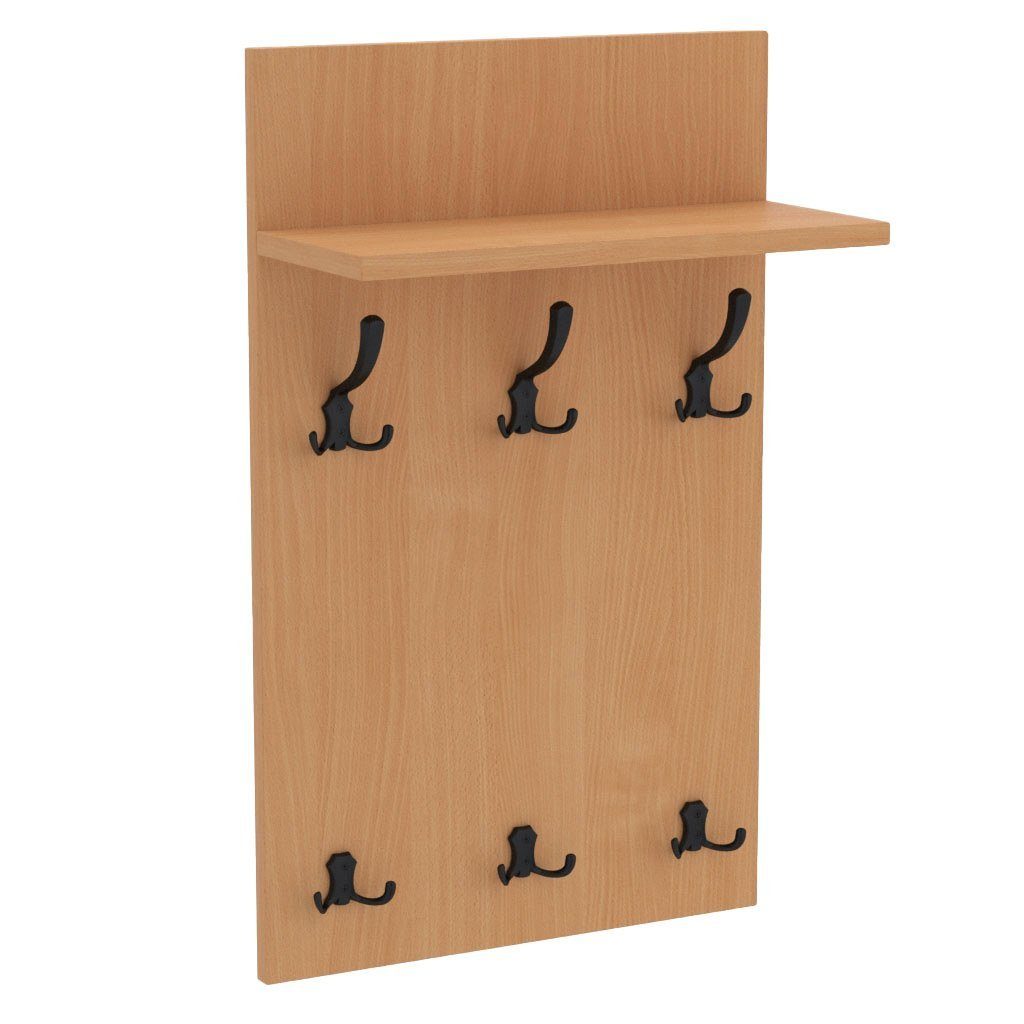 AKKE Garderobenhalter, MIDI Garderobe Schwarze Haken günstig online kaufen