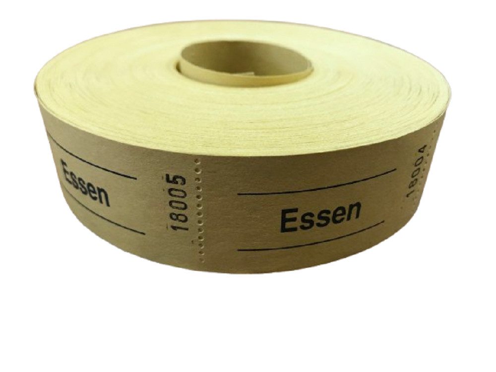 Lomatek Formularblock Essenmarken, Essensmarken, Liefermenge = 1 Rolle mit 1000 Marken