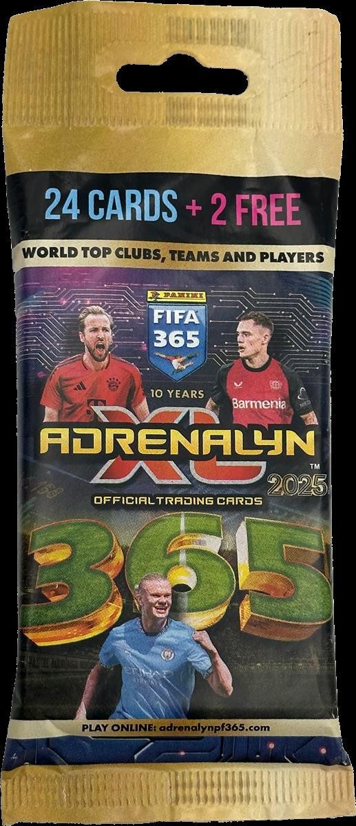 Panini Sammelkarte FIFA 365 Adrenalyn XL 2025 Trading Cards - 1 Fat Pack