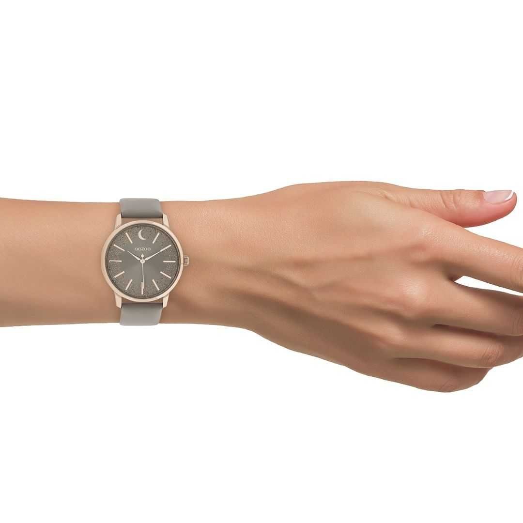 OOZOO Quarzuhr Damenuhr C11041 Armbanduhr Taupe günstig online kaufen