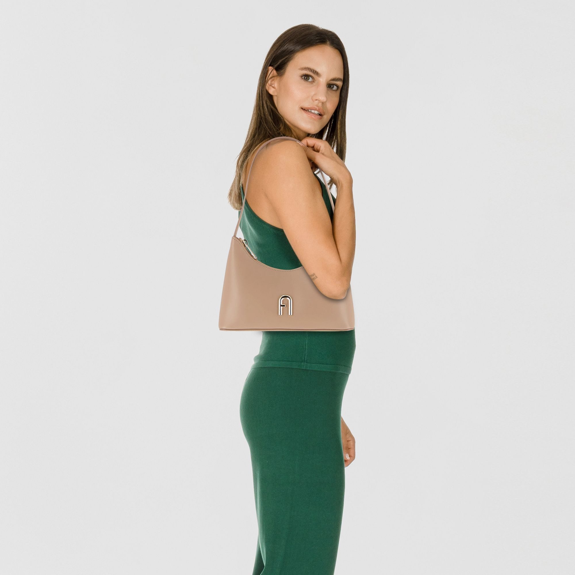 Furla Schultertasche Diamante, Leder günstig online kaufen
