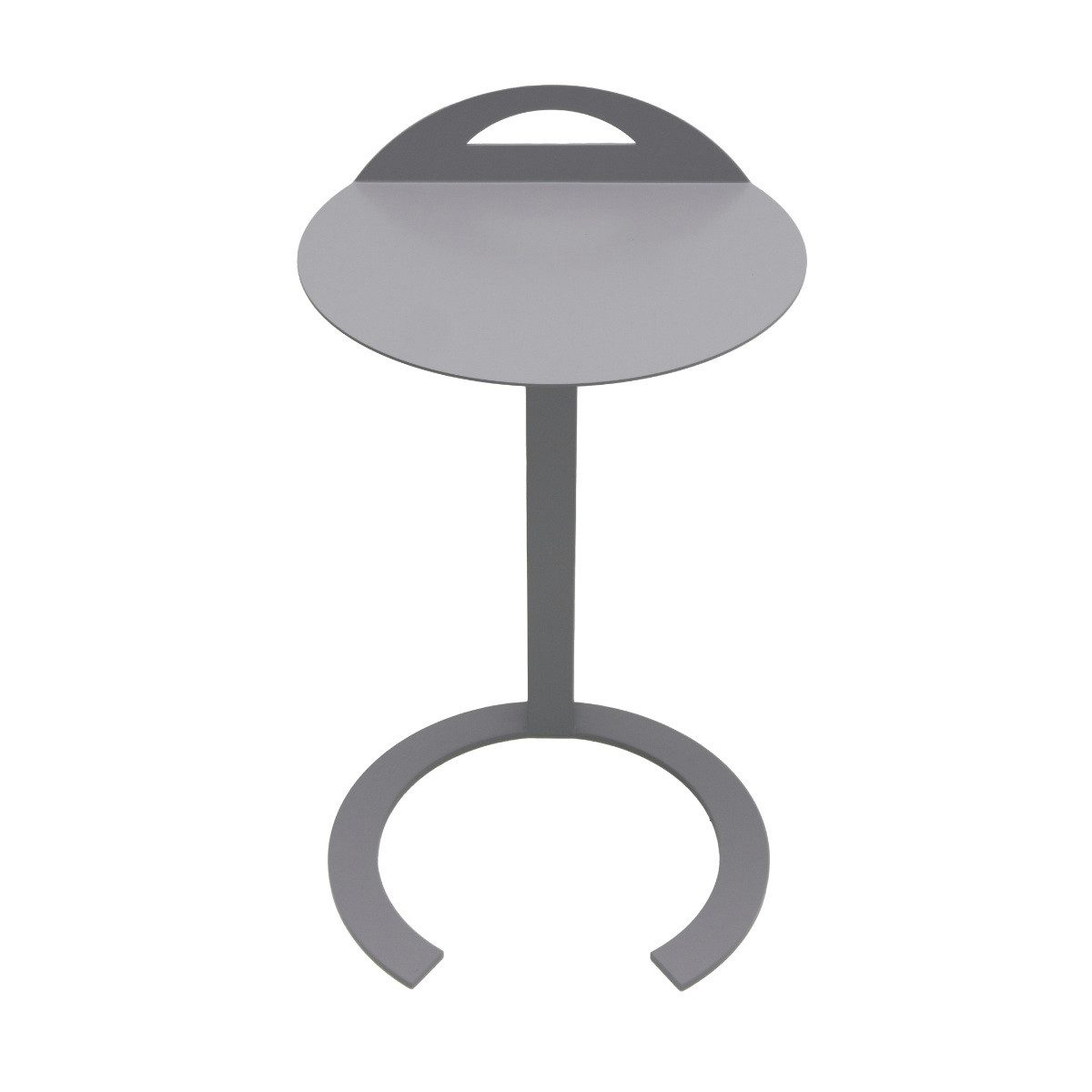 LunaVia Beistelltisch TOM (1 Tisch), Gefertigt aus einem Stück pulverbeschichtetem Stahl, 35x45x65