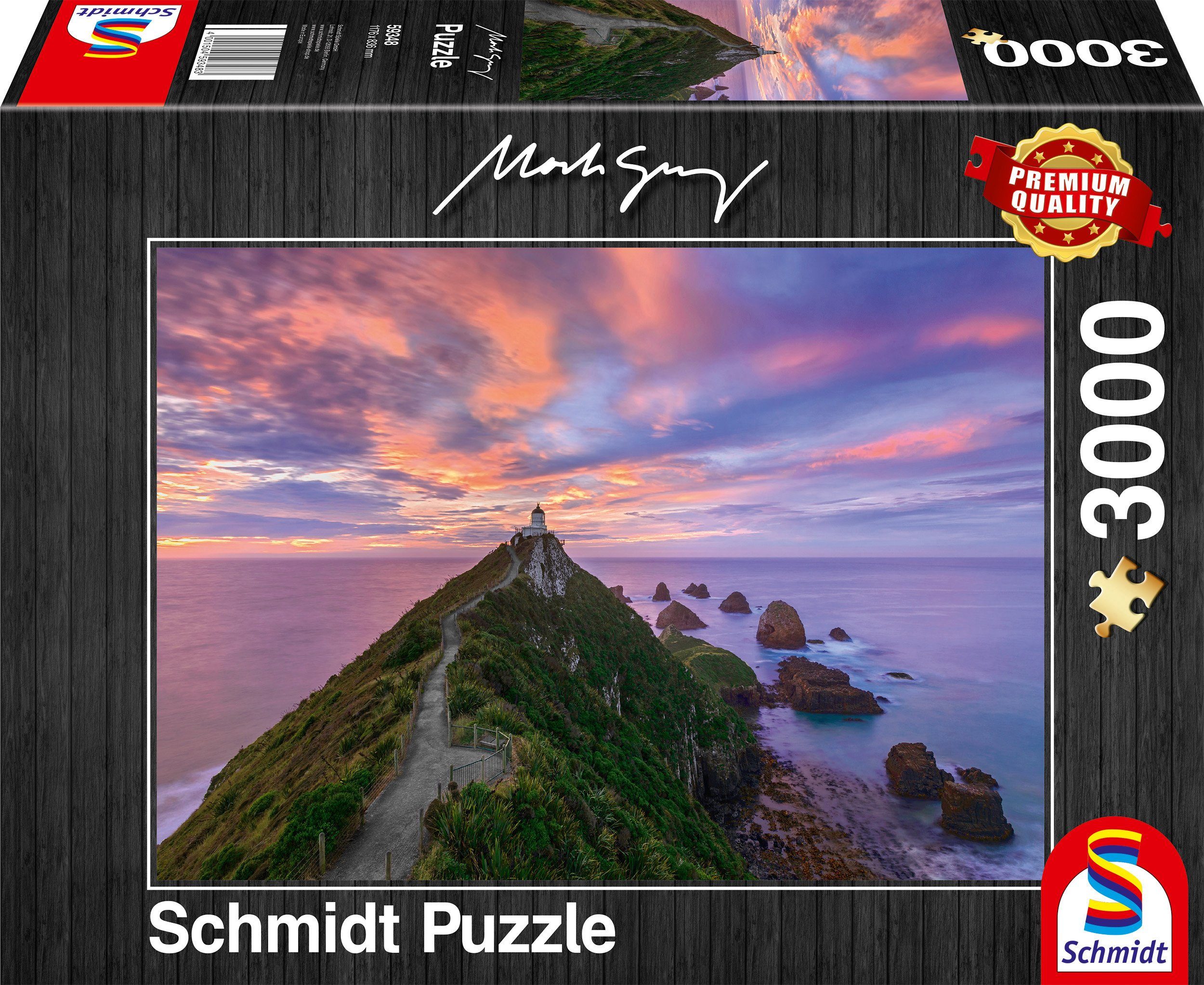 Image of Nugget Point Lighthouse etc. Puzzle Mark Gray 3000 Teile