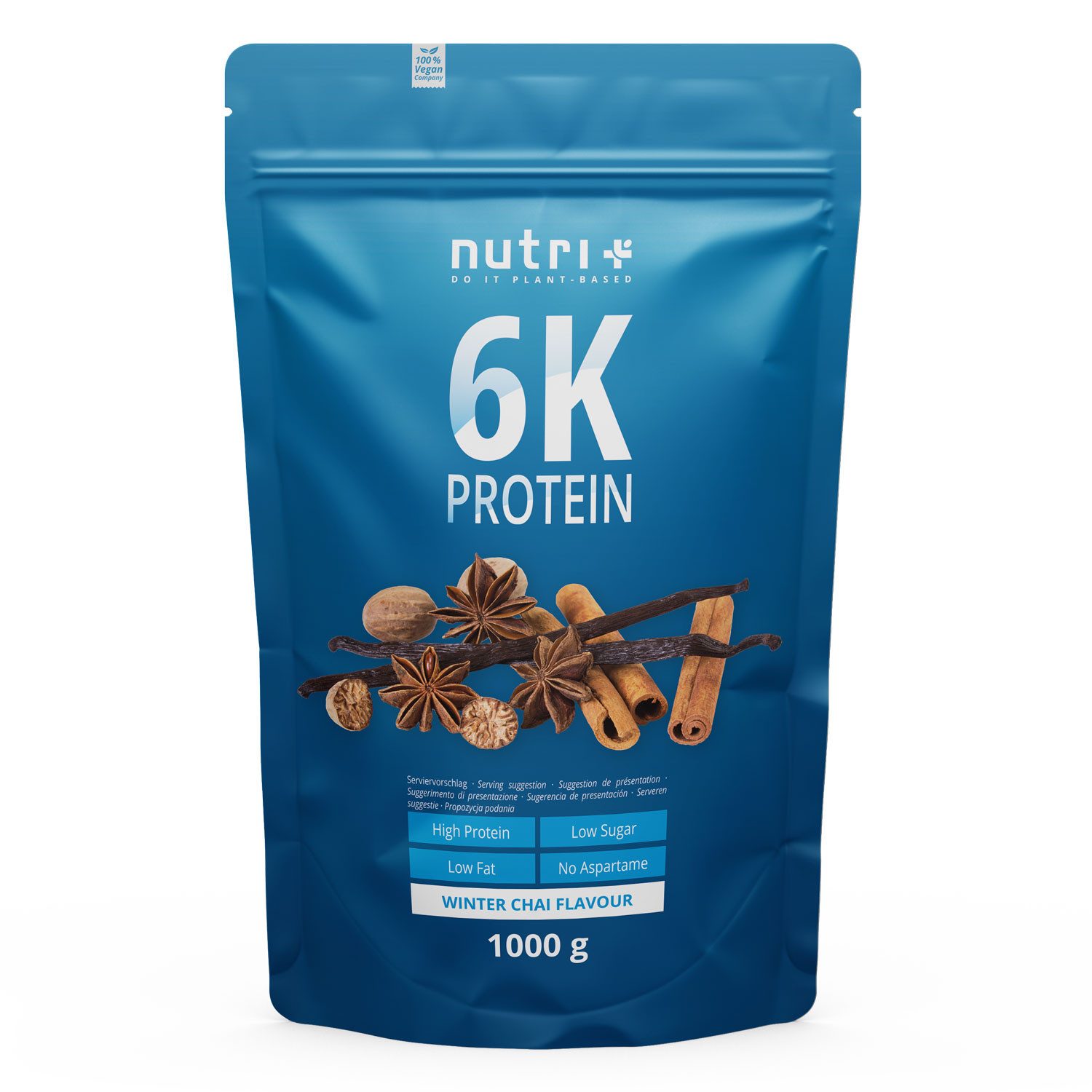 nutri+ Proteinpulver 6K Eiweiß Pulver, 1 er