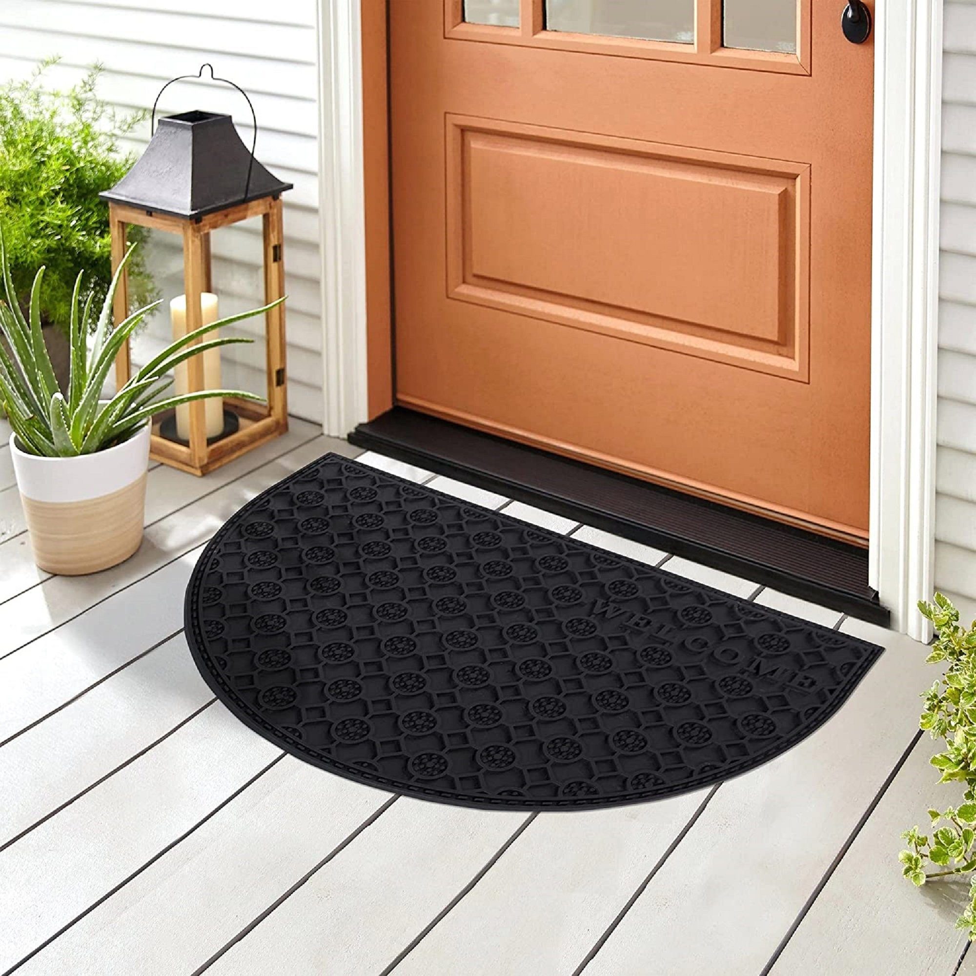 GM Floor Fußmatte Türmatte Fußmatte Haustür Designmatte Nachhaltig Modern 45x70cm, Nachhaltig, Modern, Einfarbig, Mehrfarbig