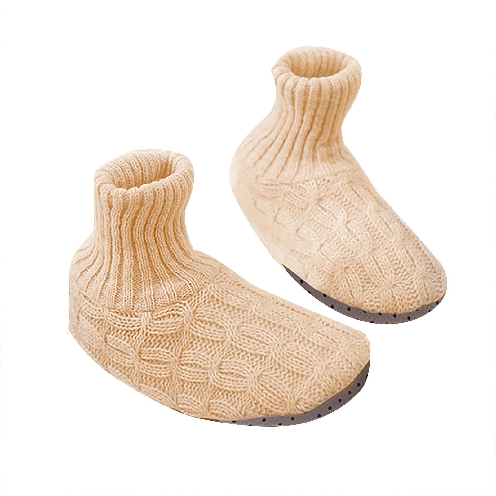 Coonoor Haussocken Flauschige Hausschuh-Socken für Damen rutschfeste Socken (1-Paar) weich und komfortabel, Hausschuhsocken mit weicher Sohle