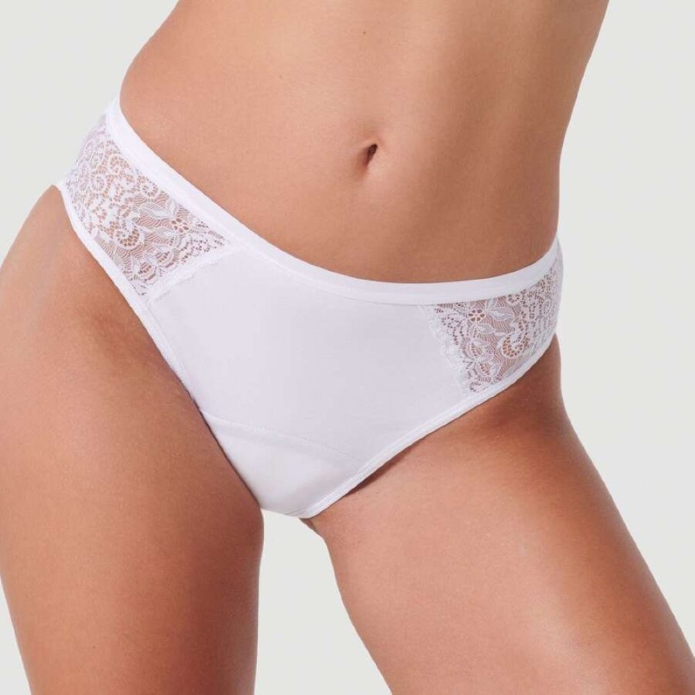 siegmund care Slip mit Spitze seitlich - CareWear - Besser als Periodenwäsche (1-St)
