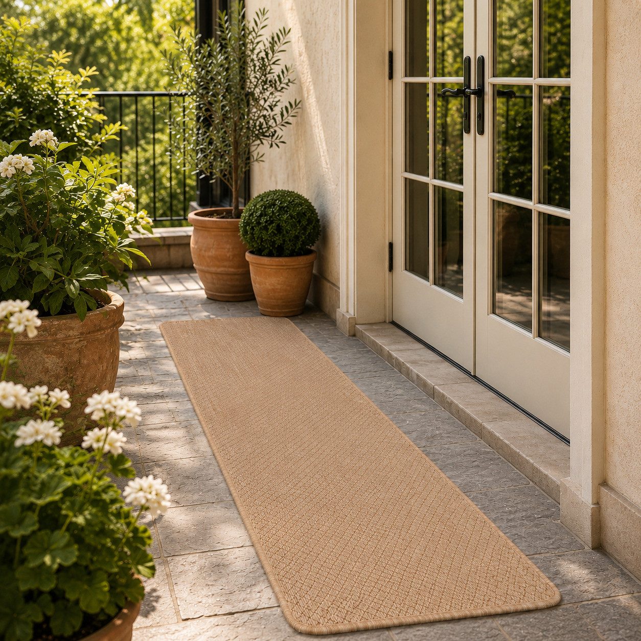 Snapstyle Läufer In- & Outdoor Flachgewebe Läufer Porto, Rechteckig, Höhe: 6 mm – Bild 5 von 5