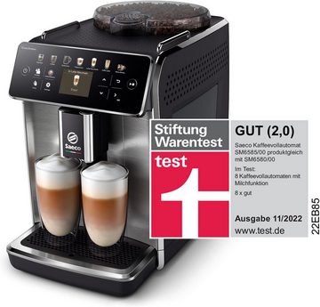 Saeco Kaffeevollautomat GranAroma Kaffeevollautomat 16 Kaffeesorten, Intuitives Farbdisplay, Kaffeeautomat Cafemaschine Kaffeemaschine mi Mahlwerk Vollautomat Cafe