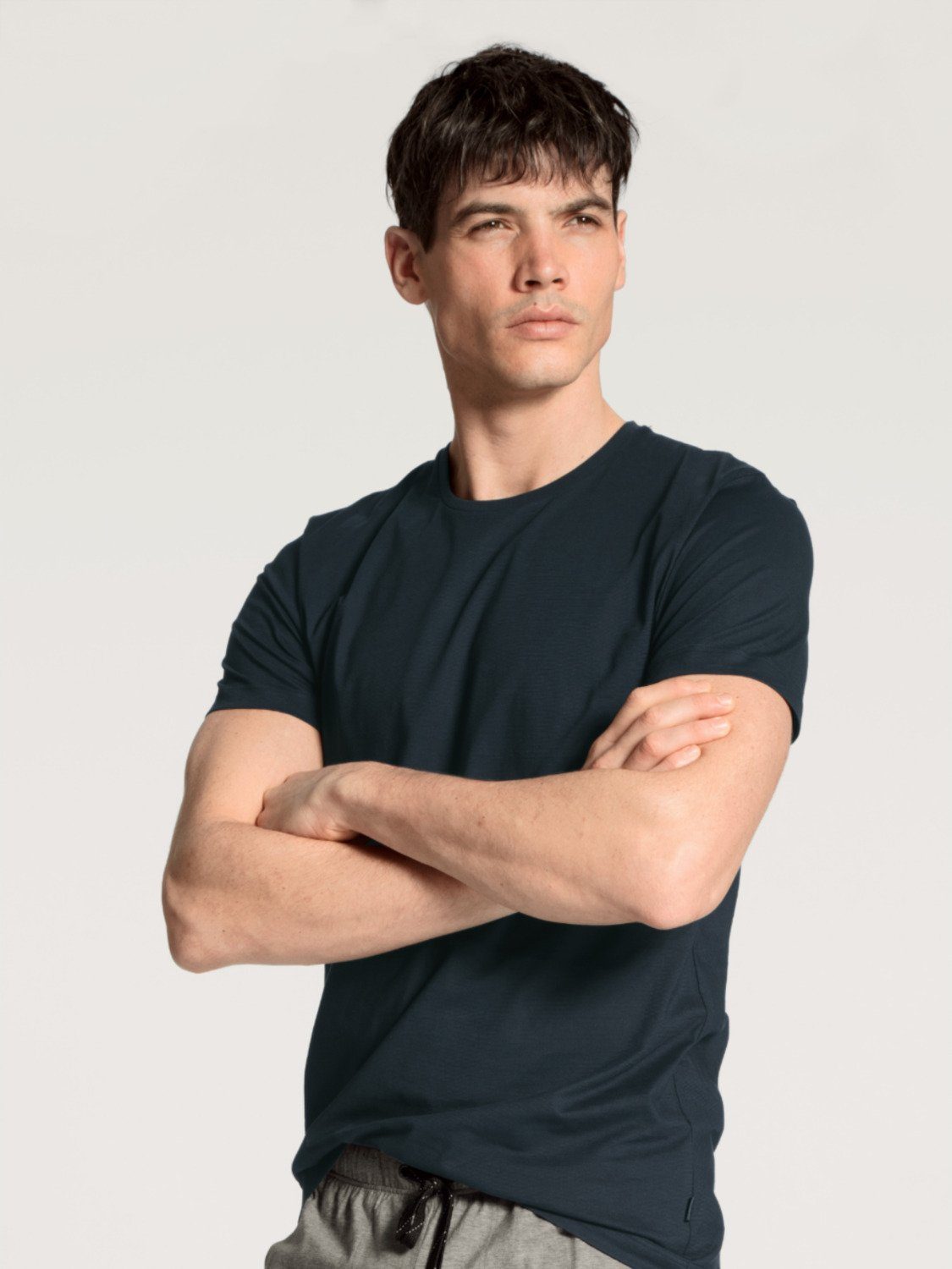 CALIDA Kurzarmshirt Remix Basic Sleep Herren günstig online kaufen