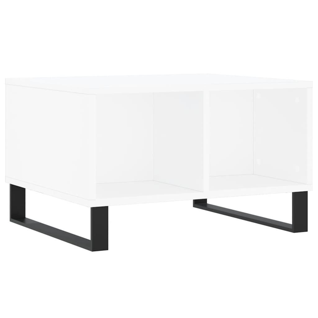 vidaXL Couchtisch Couchtisch Weiß 60x50x36,5 cm Holzwerkstoff (1-St)