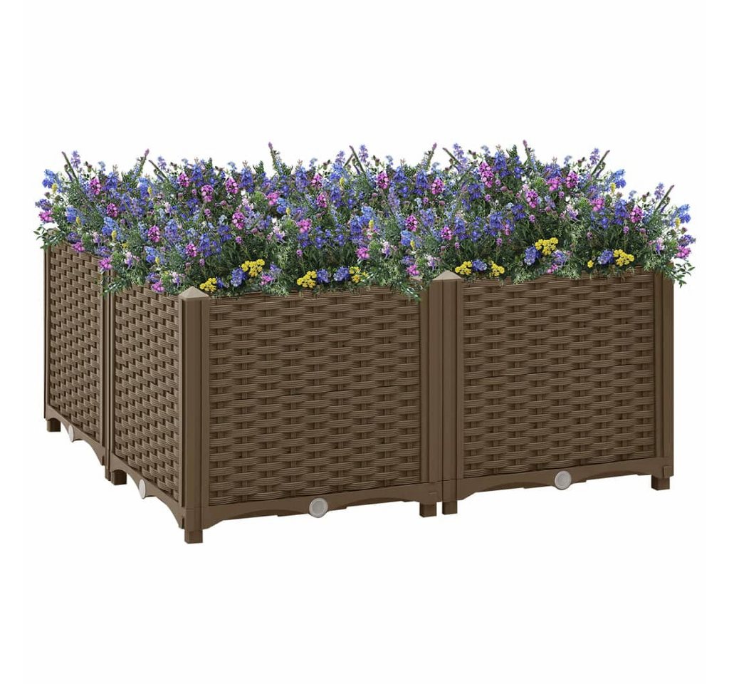 Thumbnail - vidaXL Hochbeet, Kräuterhochbeet 80x80x38 cm Polypropylen
