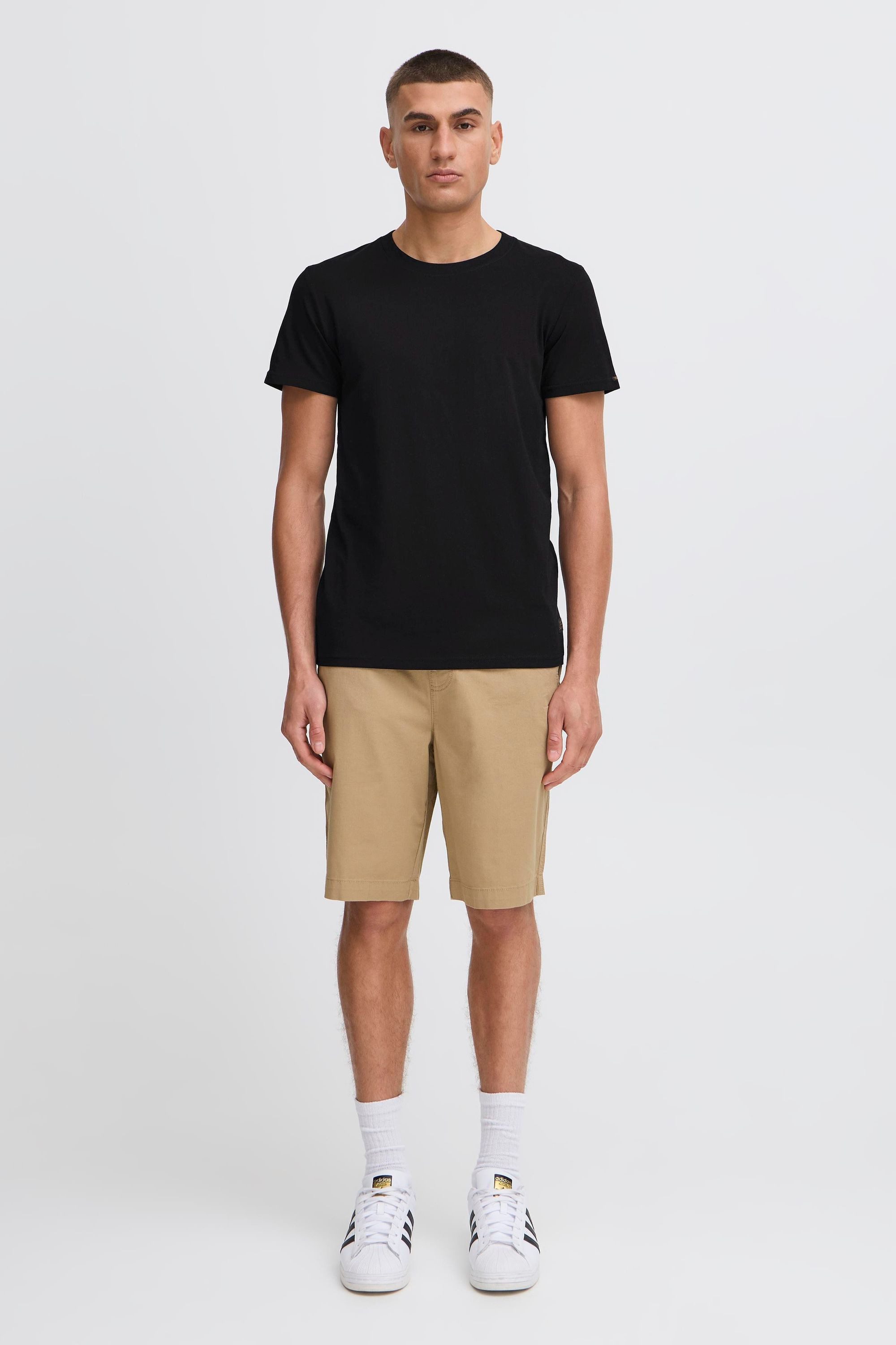 !Solid Rundhalsshirt SDJuan Minimalistisches T-Shirt
